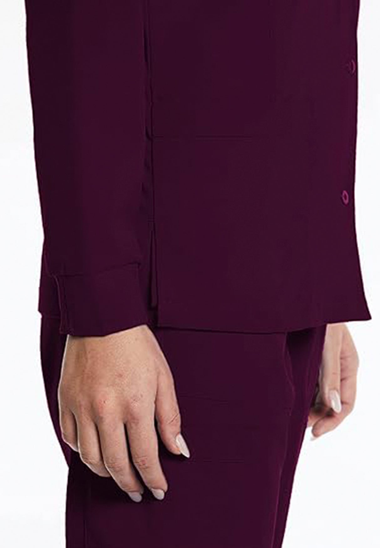 Elements by Alexanders Uniforms Women's 3-Pocket 4-Way Stretch Snap Button Scrub Jacket