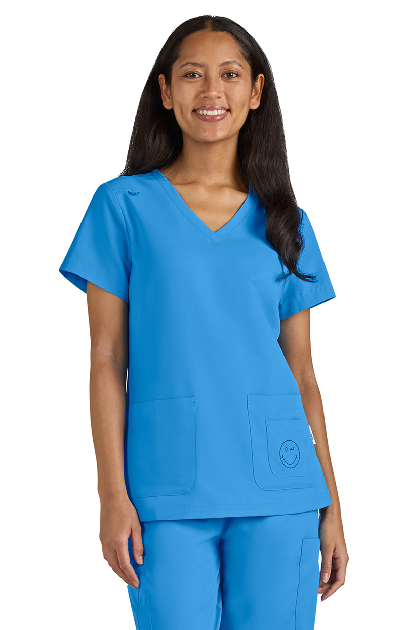 koi™ Smiley World Blissful 3 Pocket Top