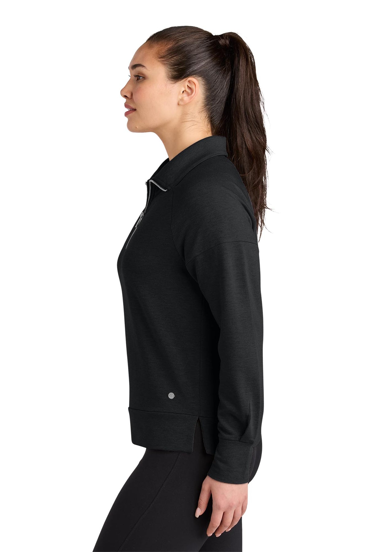 OGIO® Women’s Luuma 1/2-Zip - Blacktop