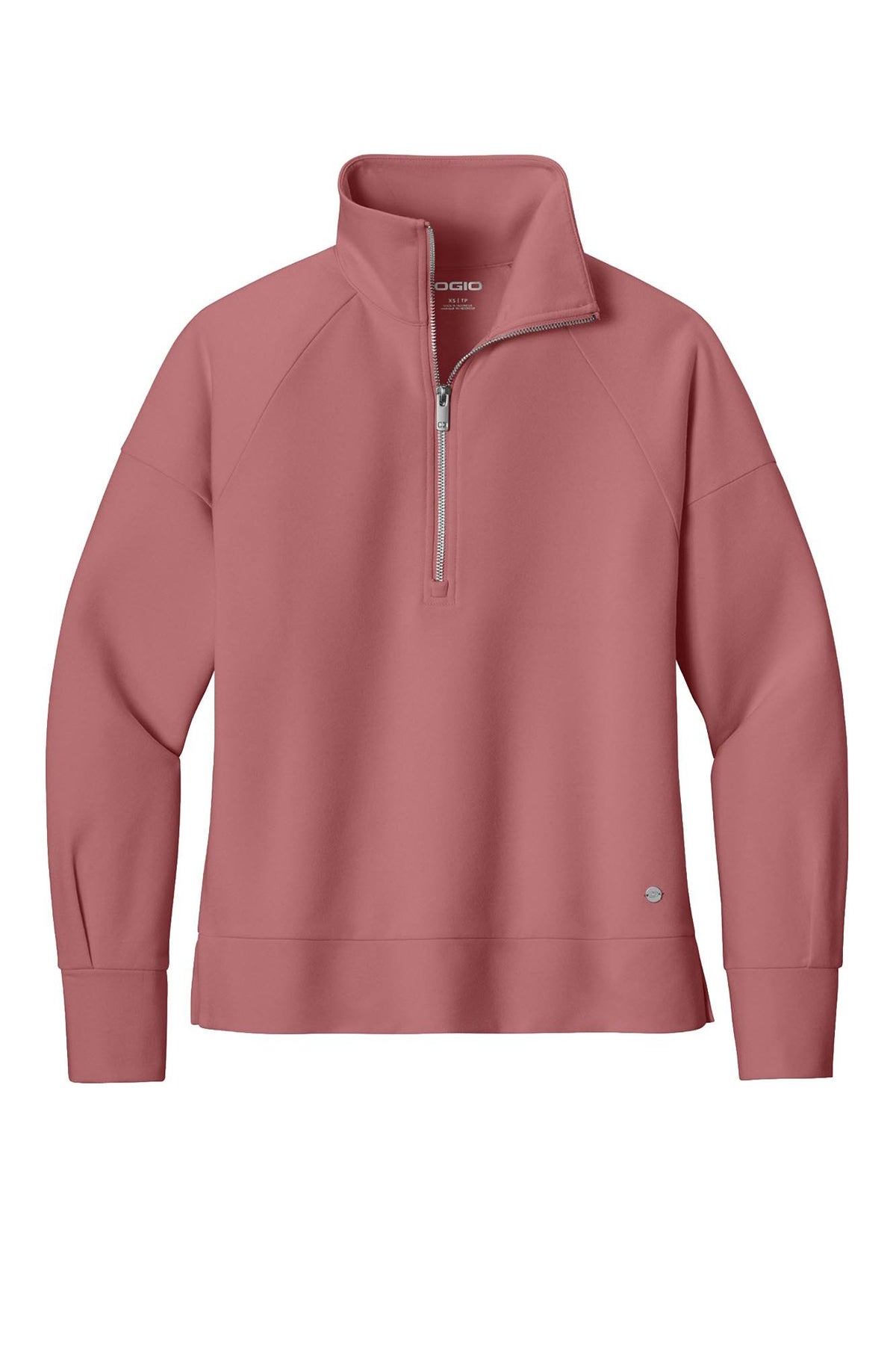 OGIO® Women’s Luuma 1/2-Zip - Desert Pink