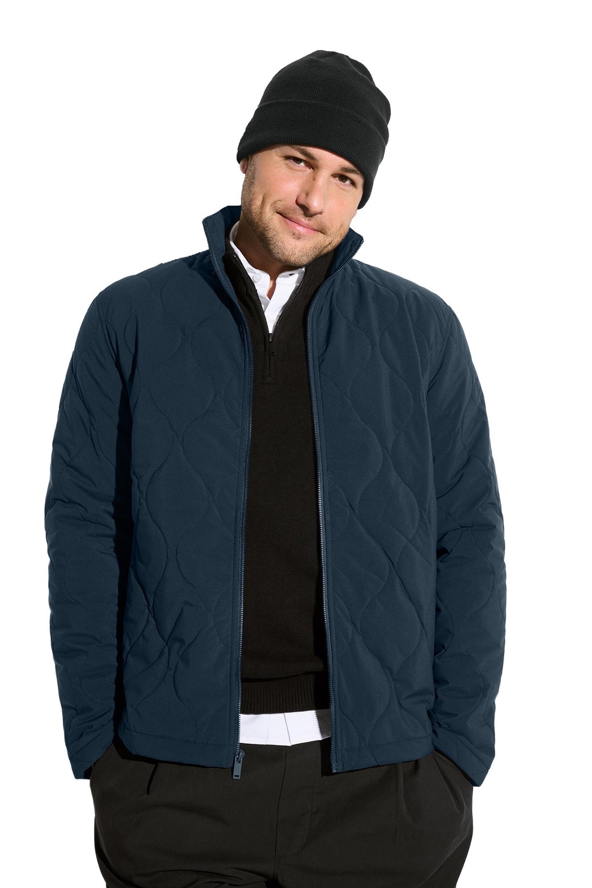 Mercer+Mettle® Soft Blend Beanie - Deep Black