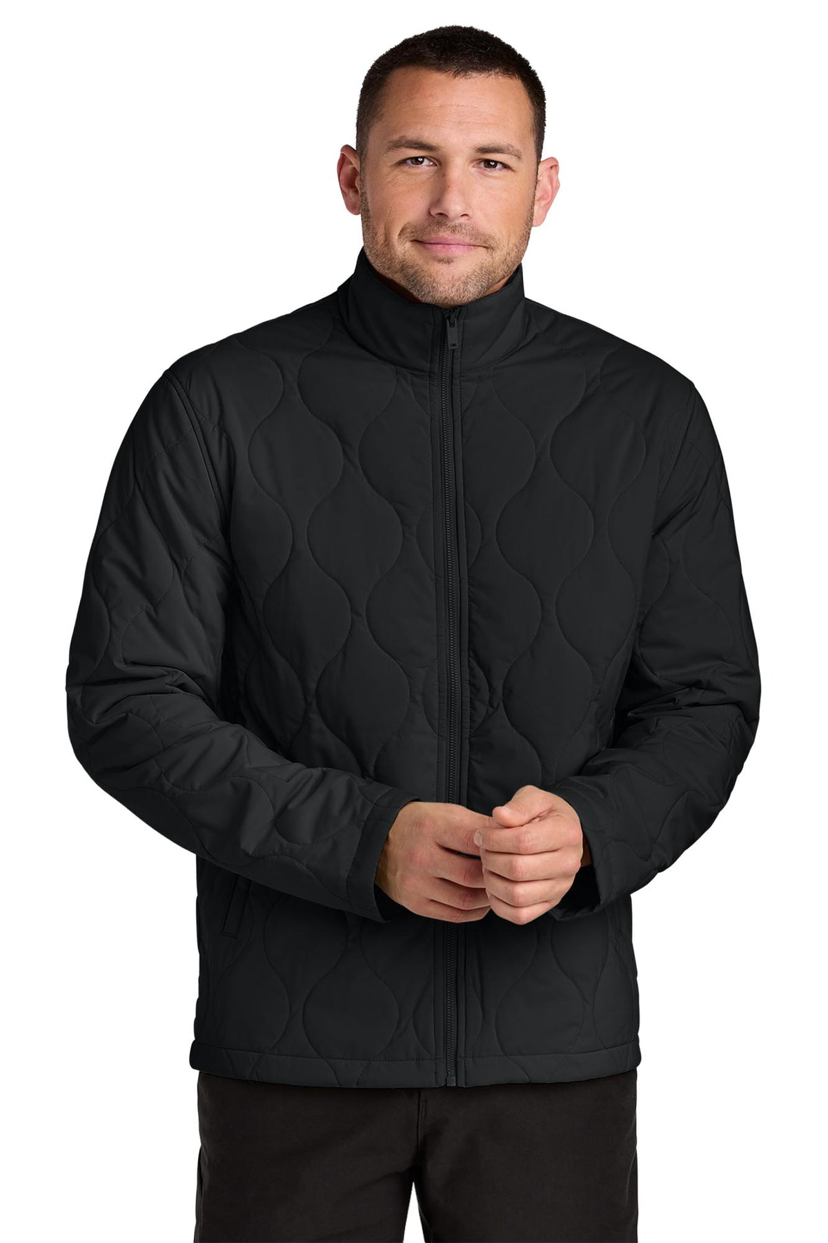 Mercer+Mettle® Men's Quilted Liner Jacket - Deep Black