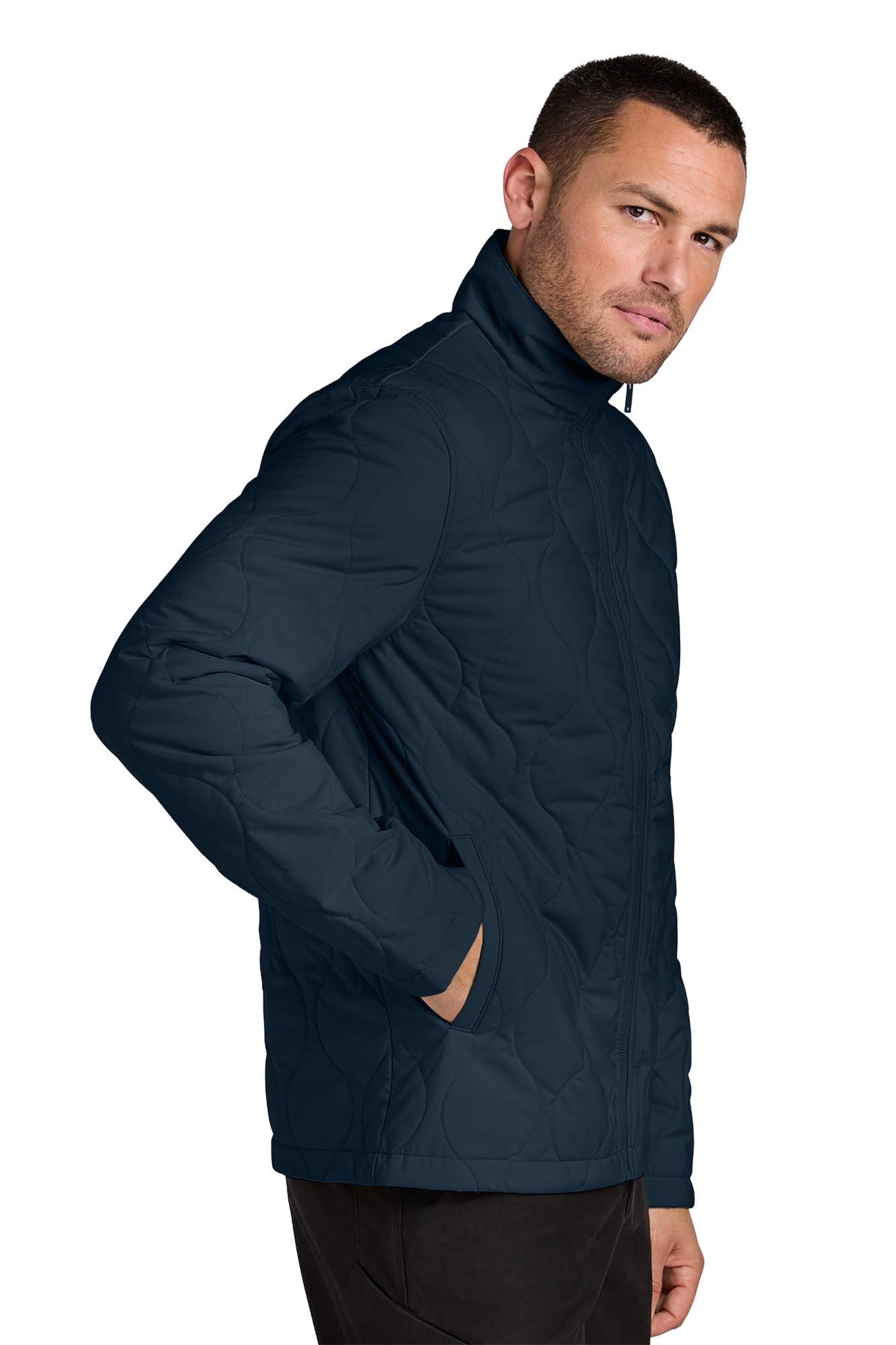 Mercer+Mettle® Men's Quilted Liner Jacket - Night Navy