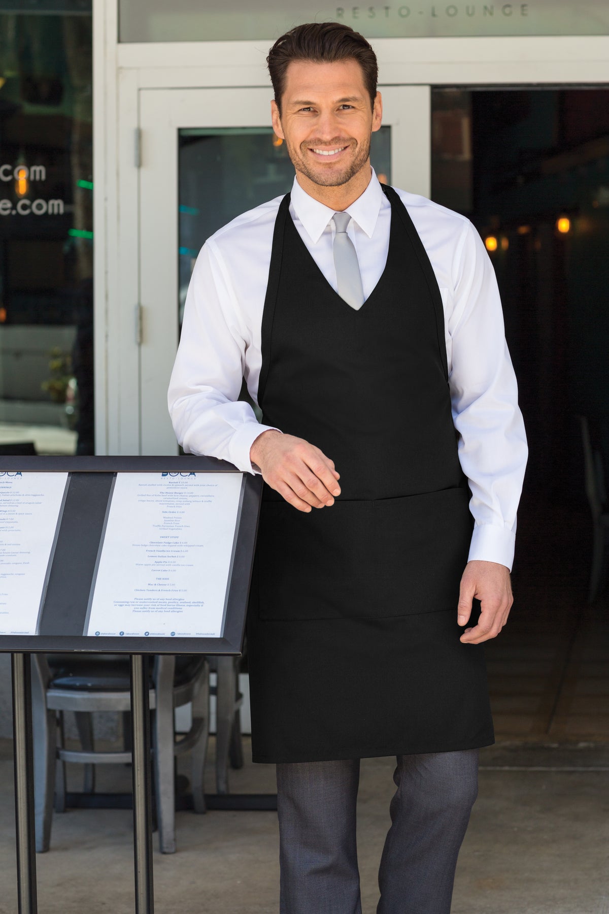 Port Authority® Easy Care Tuxedo Apron with Stain Release