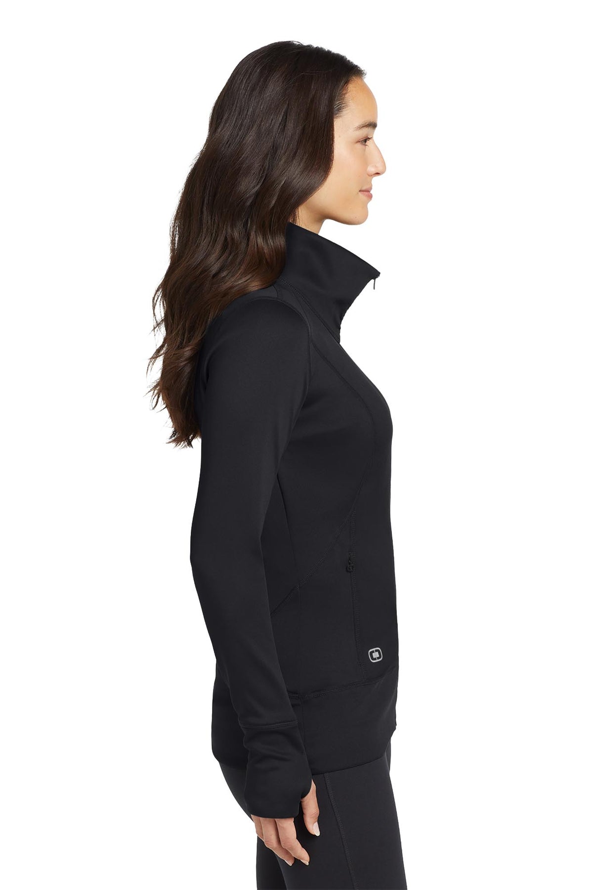 OGIO® Women’s Fulcrum Full-Zip - Blacktop