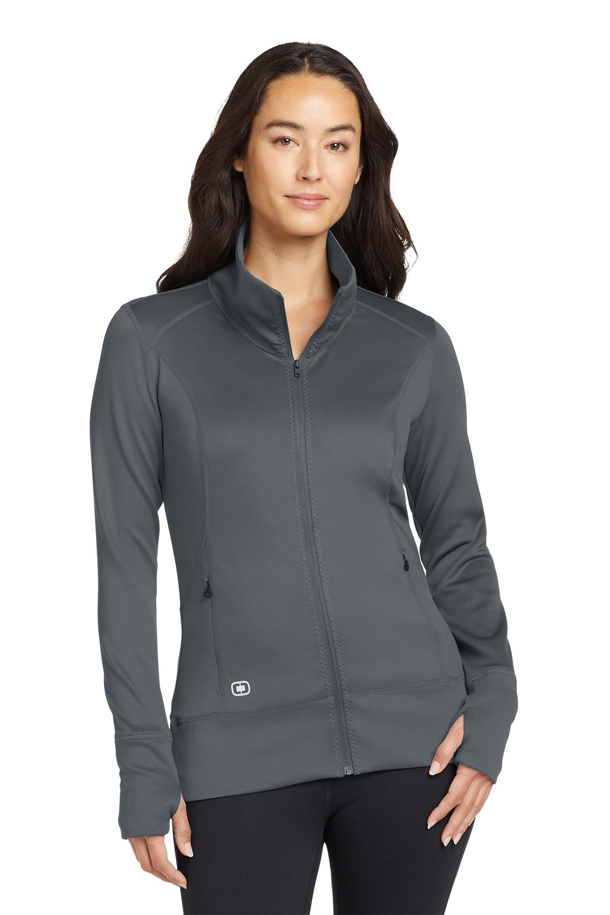 OGIO® Women’s Fulcrum Full-Zip - Gear Grey
