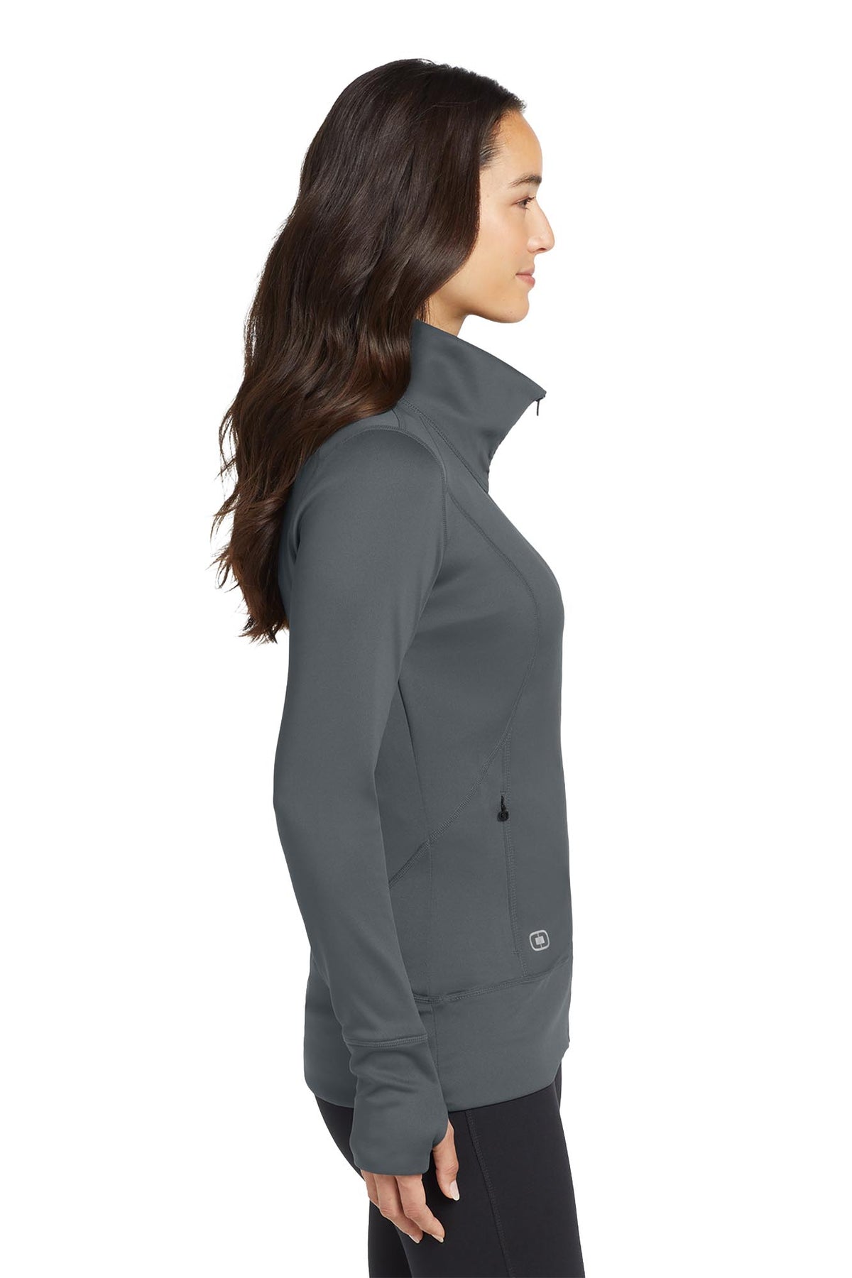 OGIO® Women’s Fulcrum Full-Zip - Gear Grey