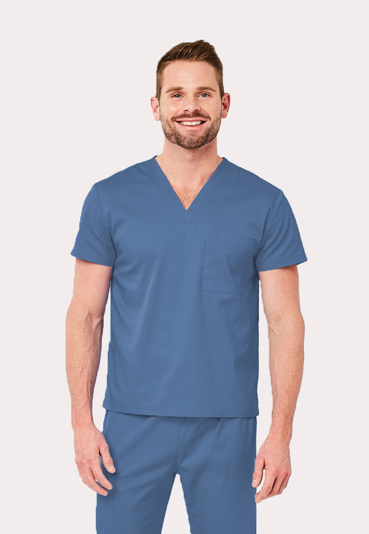 Elements by Alexanders Uniforms Unisex 1-Pocket V-Neck Scrub Top
