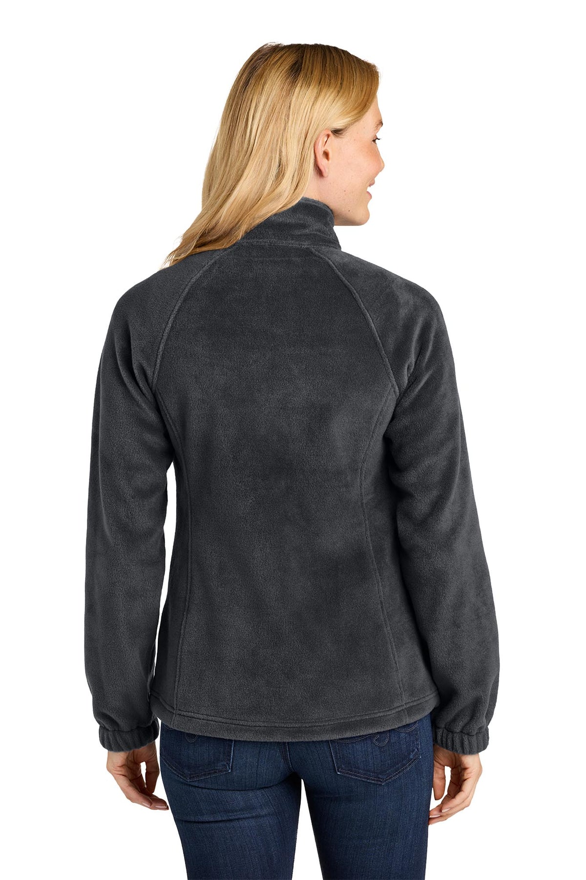 Port Authority® Women's Plush Fleece Full-Zip Jacket - Black