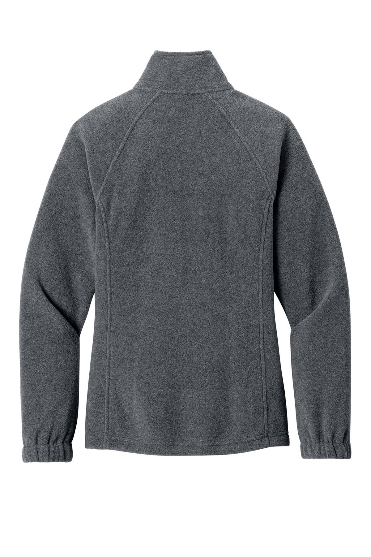 Port Authority® Women's Plush Fleece Full-Zip Jacket - Storm Grey Heather