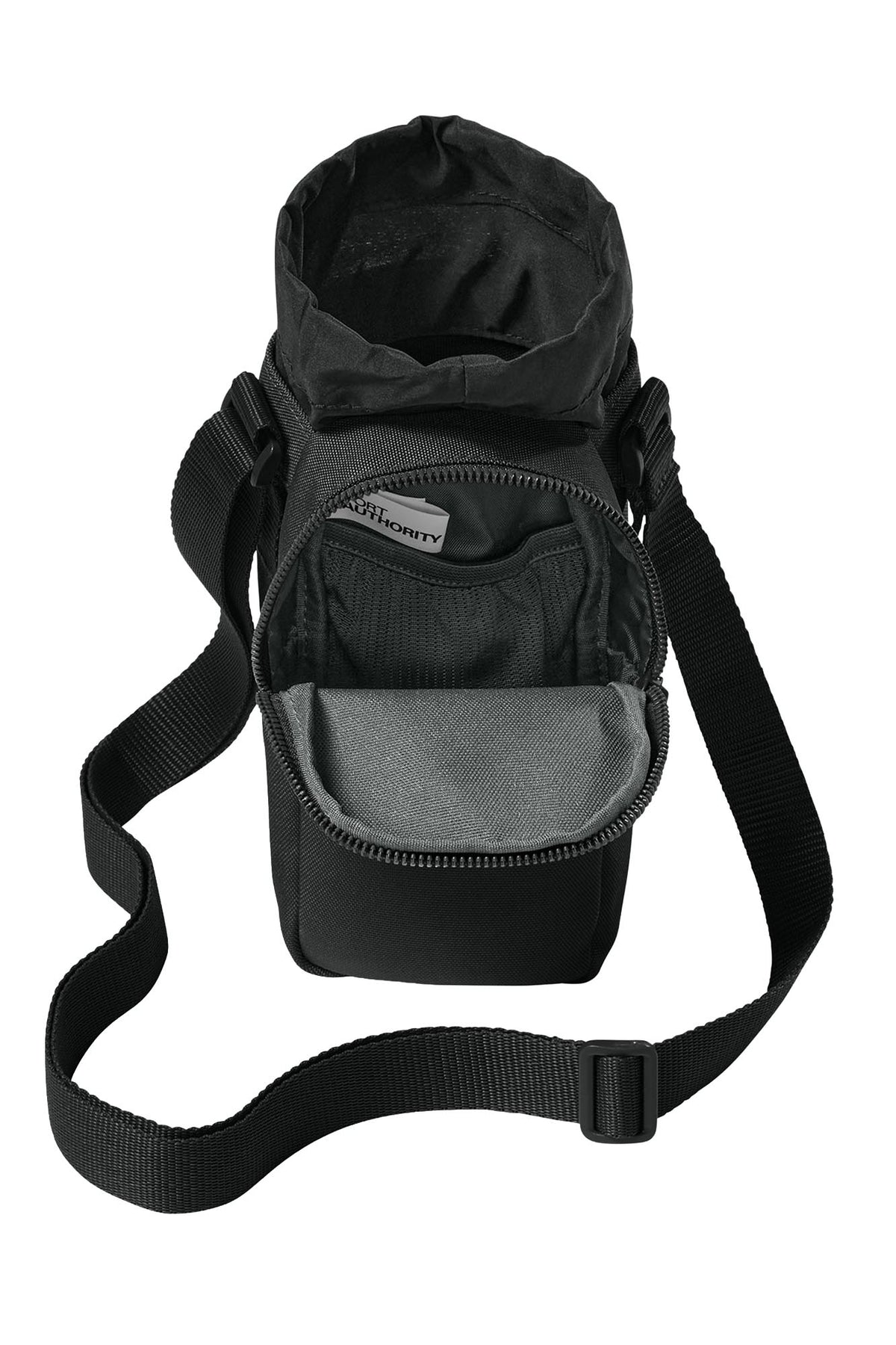 Port Authority® Matte Oxford Hydration Crossbody - Deep Black