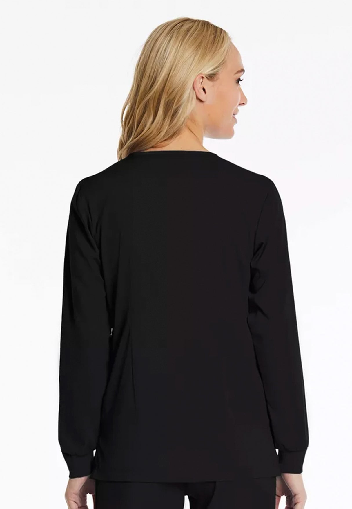 Elements by Alexanders Uniforms Women's 3-Pocket 4-Way Stretch Snap Button Scrub Jacket