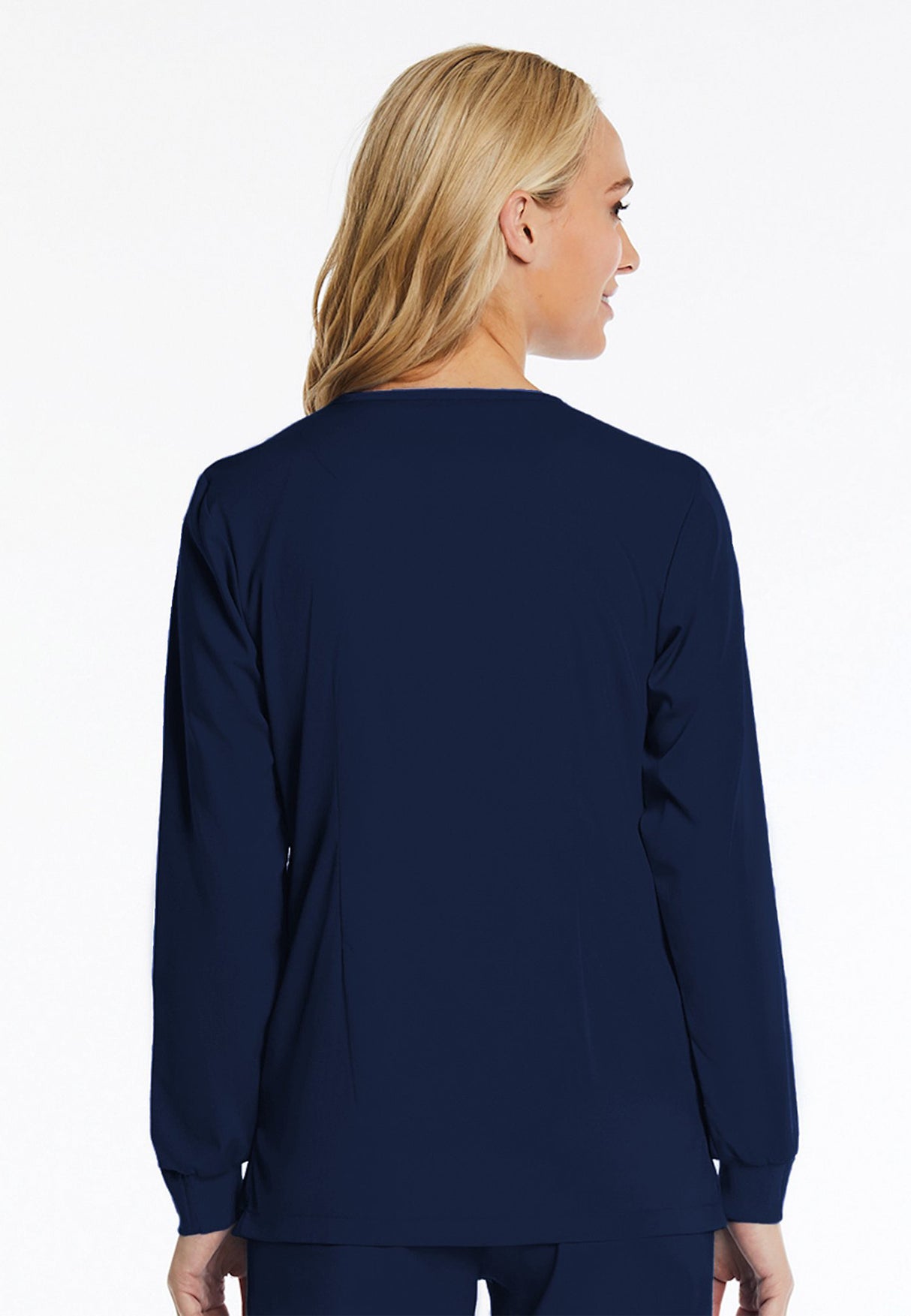 Elements by Alexanders Uniforms Women's 3-Pocket 4-Way Stretch Snap Button Scrub Jacket