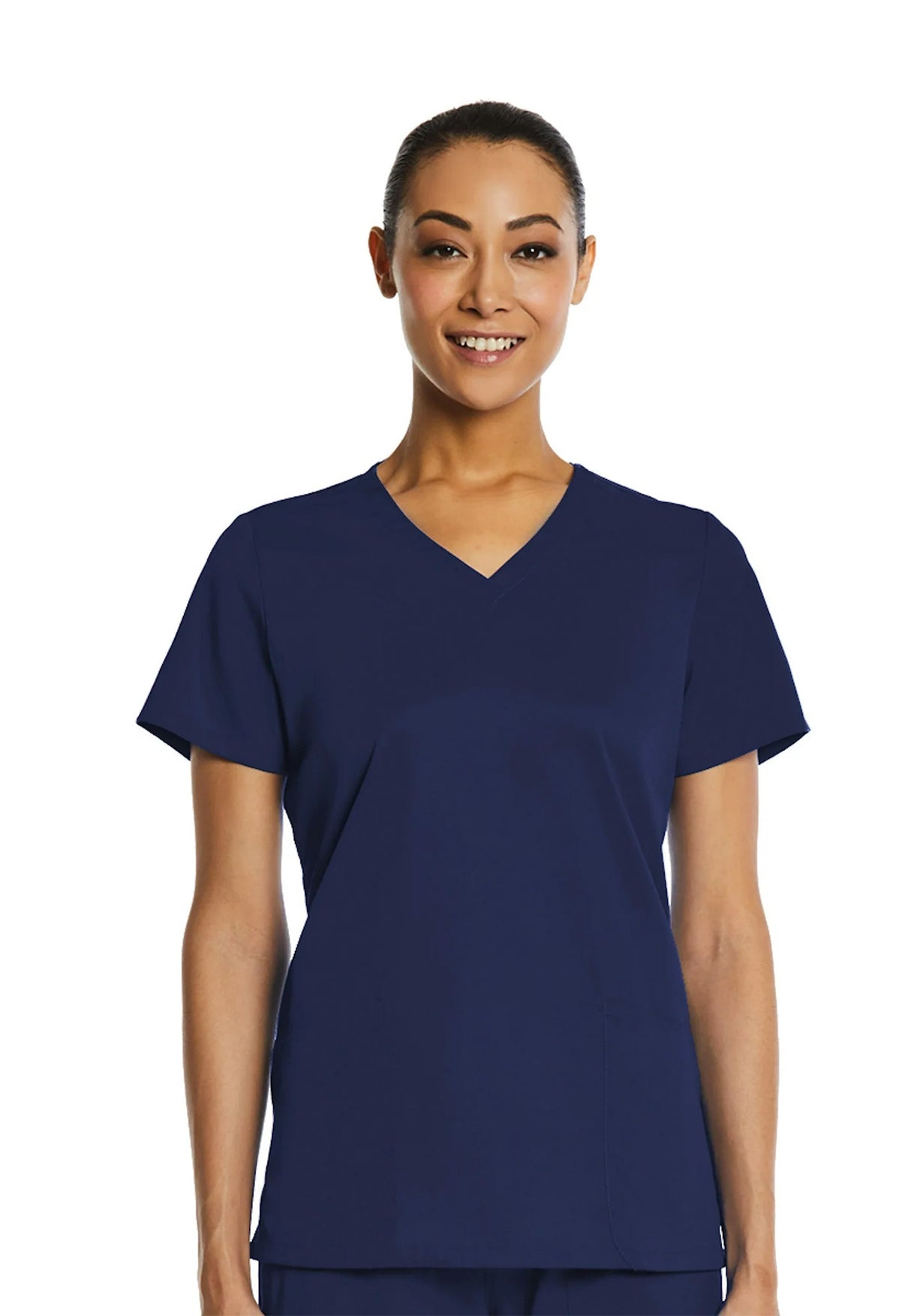 Elements by Alexanders Uniforms Women's Basic 2-Pocket V-Neck Scrub Top