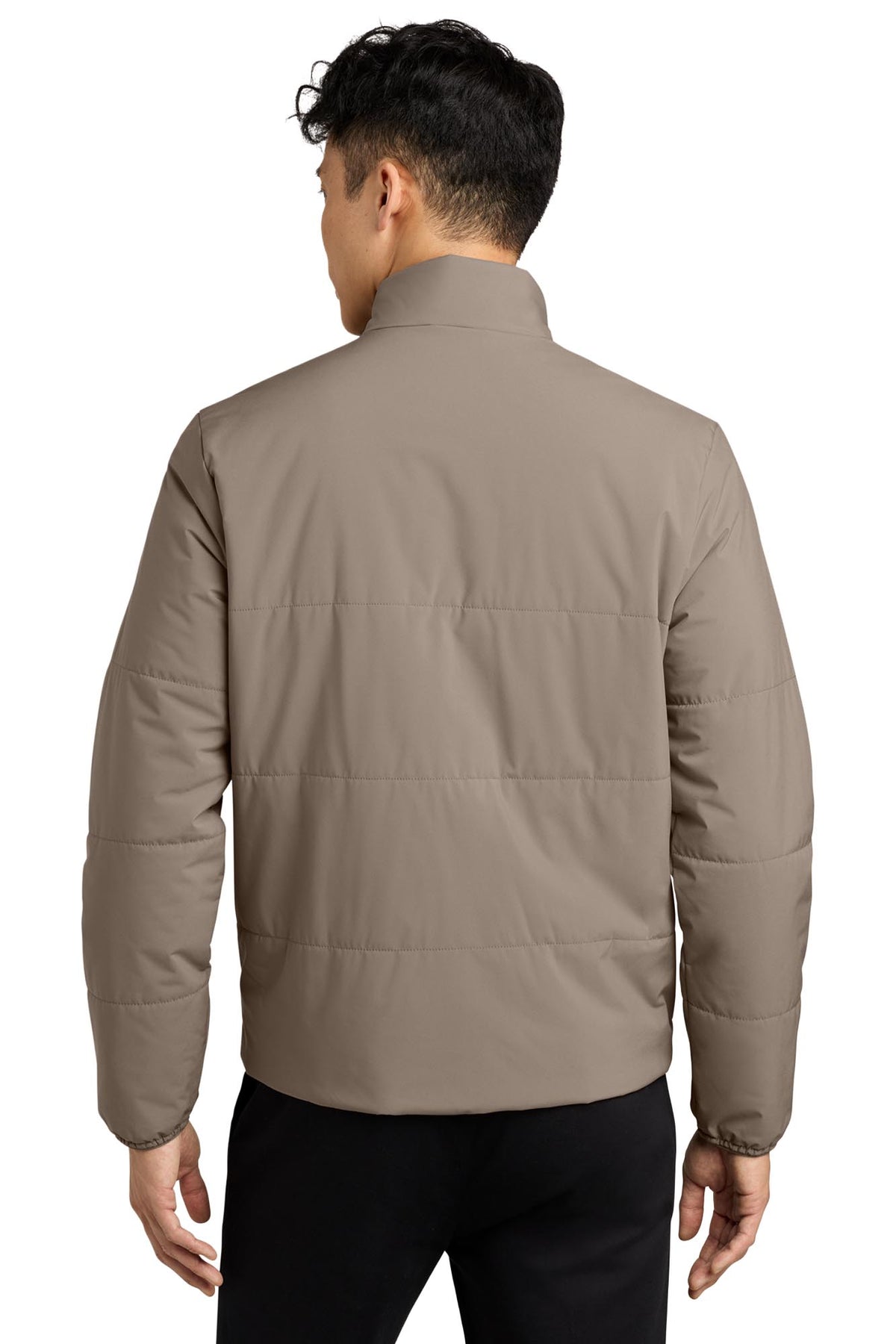 Mercer+Mettle® Men's Brookline Quilted Jacket - Warm Taupe