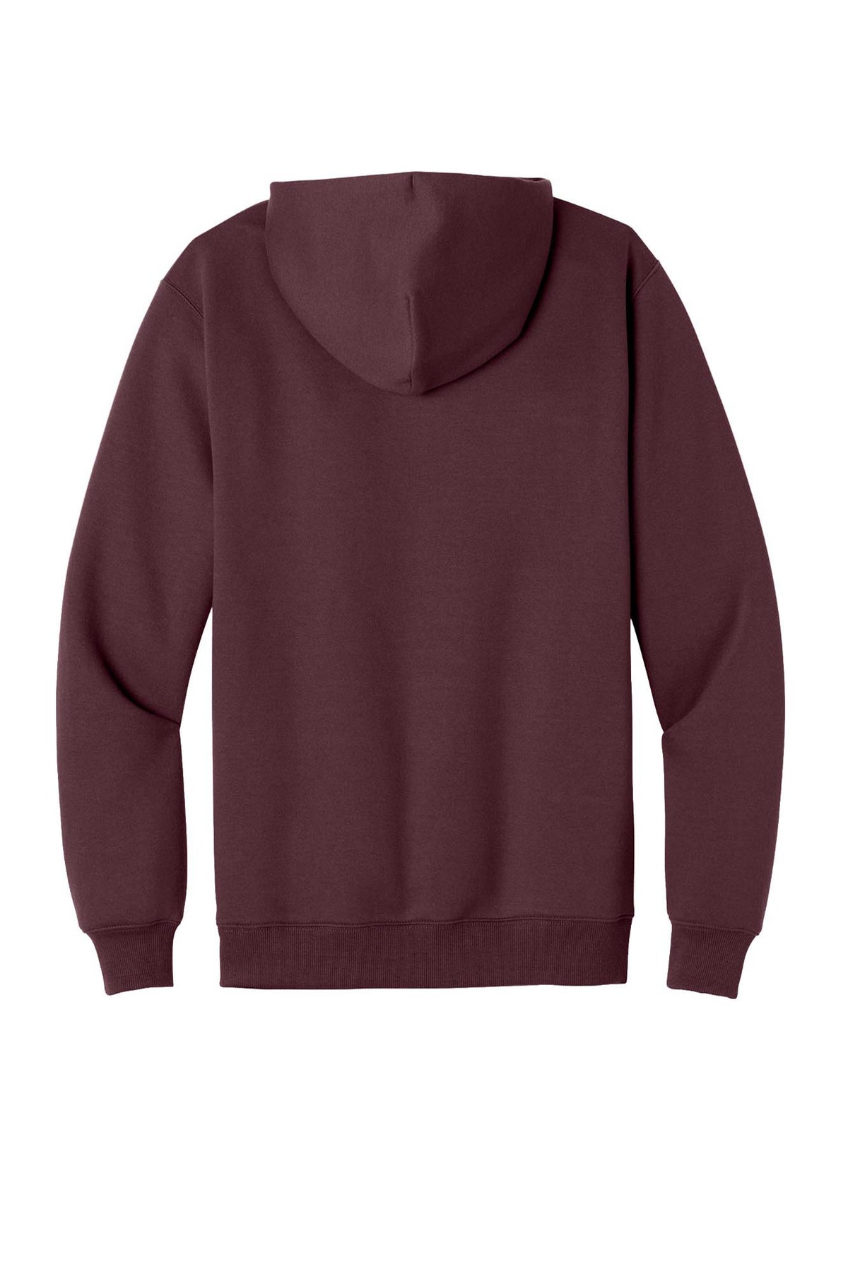 Port & Co® Men's Foundation Fleece Pullover Hooded Sweatshirt - Athletic Maroon