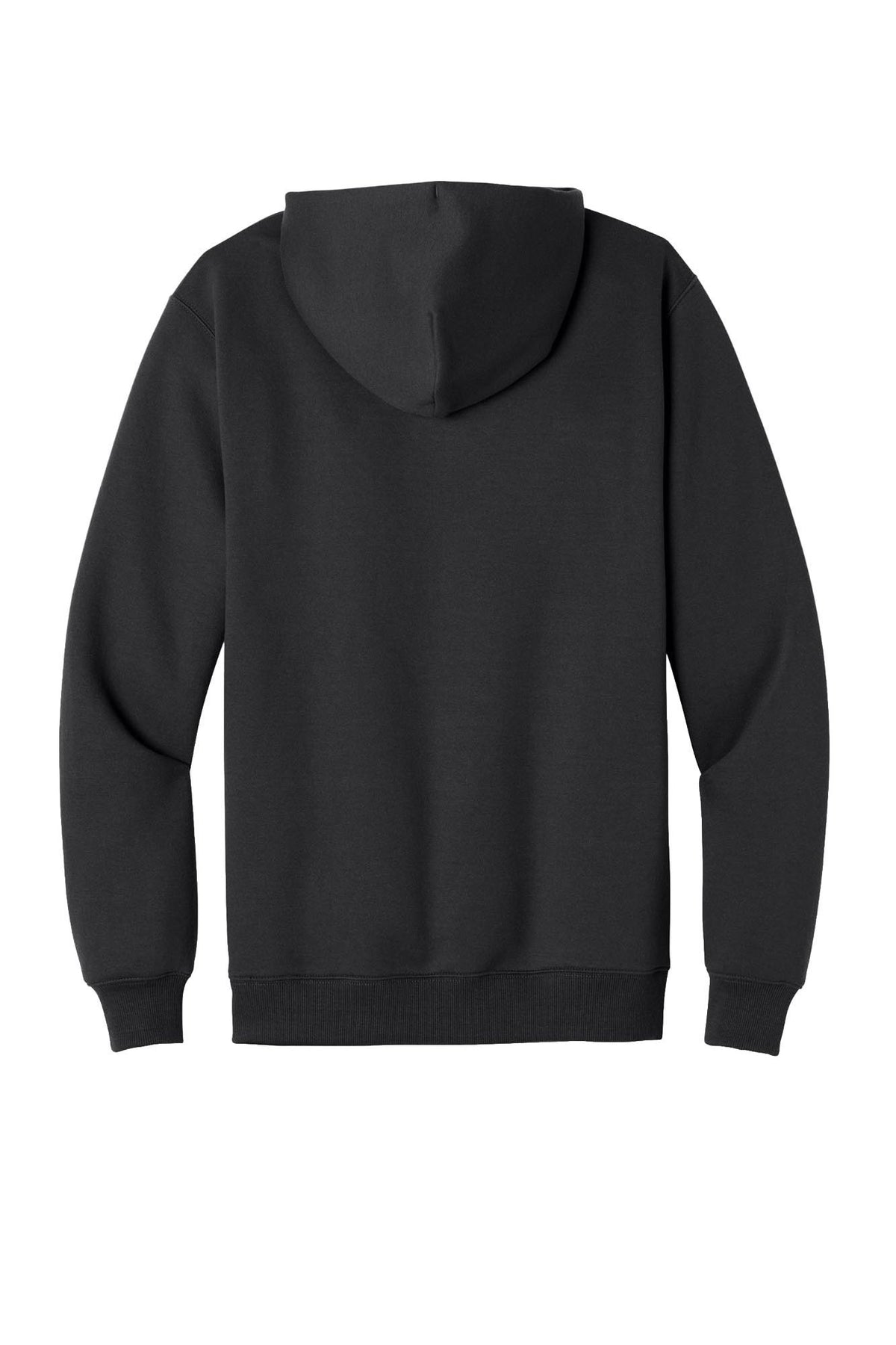 Port & Co® Men's Foundation Fleece Pullover Hooded Sweatshirt - Jet Black