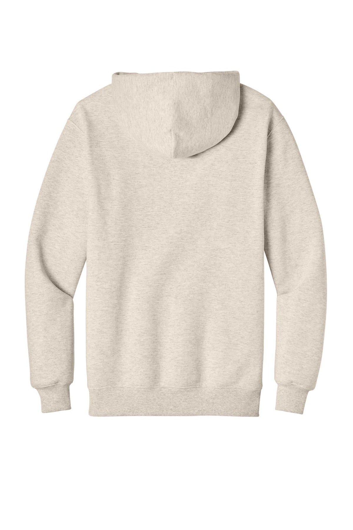 Port & Co® Men's Foundation Fleece Pullover Hooded Sweatshirt - Oat Heather