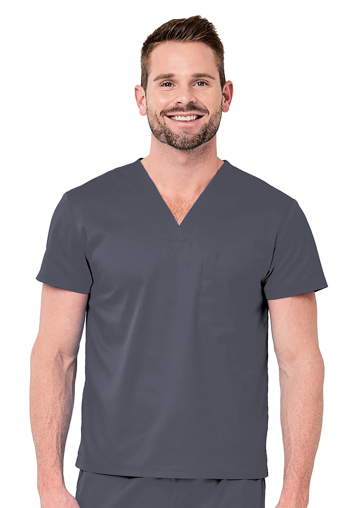 Elements by Alexanders Uniforms Unisex 1-Pocket V-Neck Scrub Top