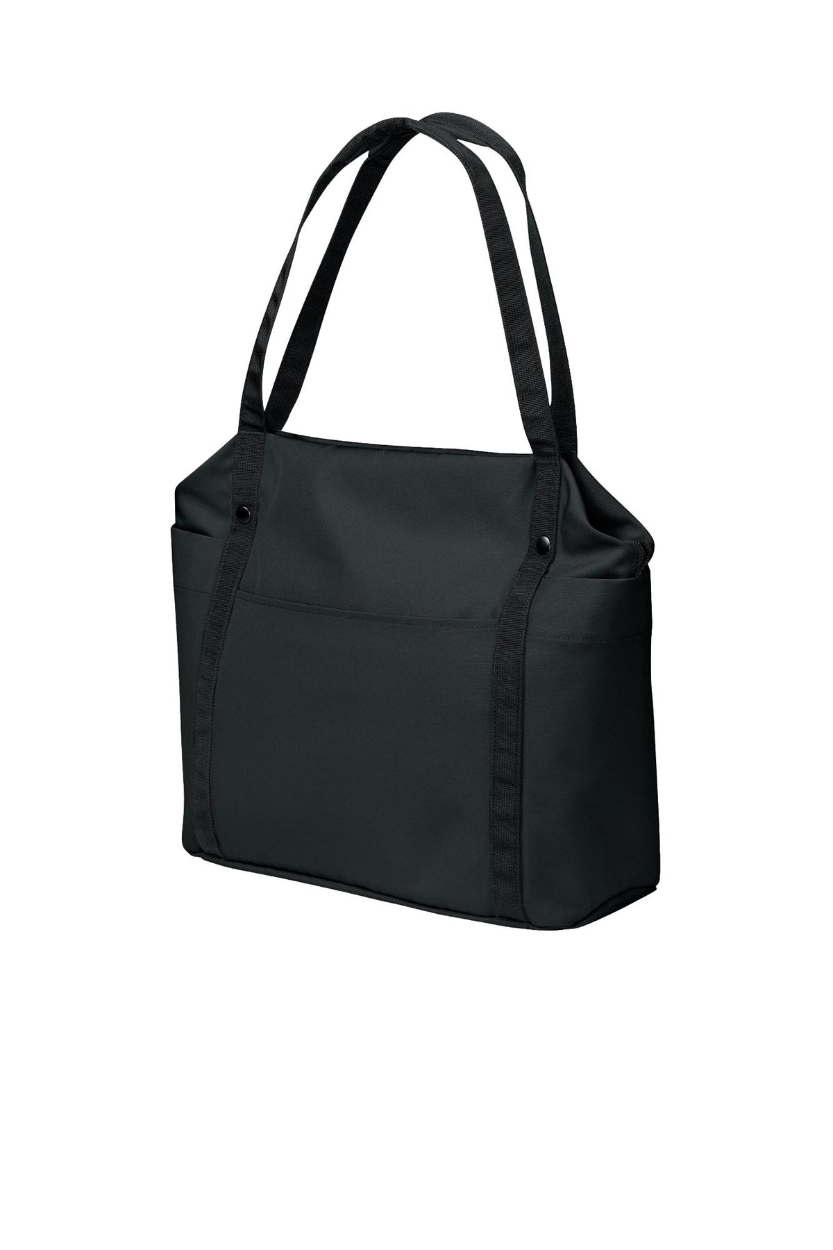 Port Authority® Matte Oxford Tote - Deep Black