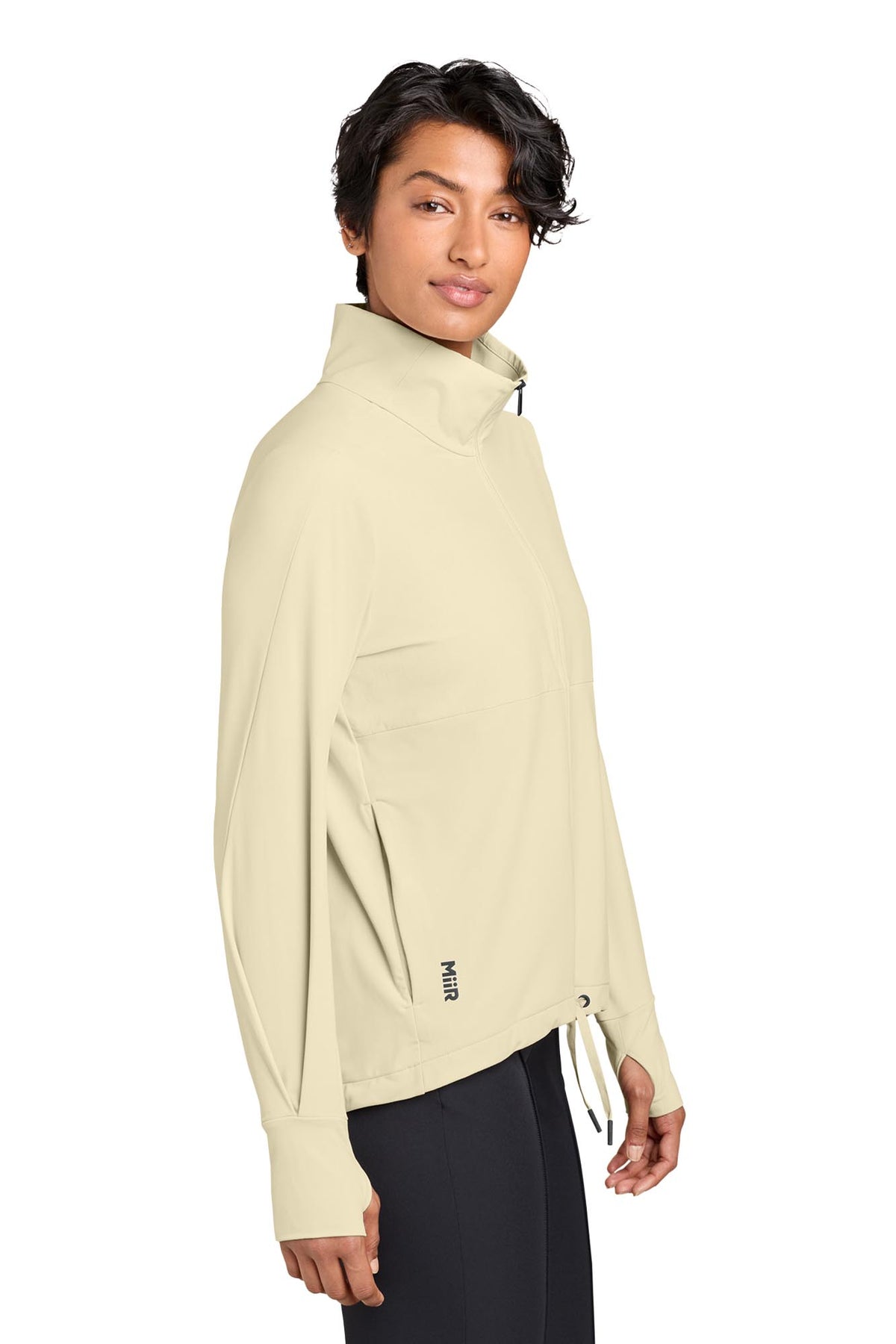 MiiR® Women’s Kivu Hybrid Full-Zip Jacket - Alabaster