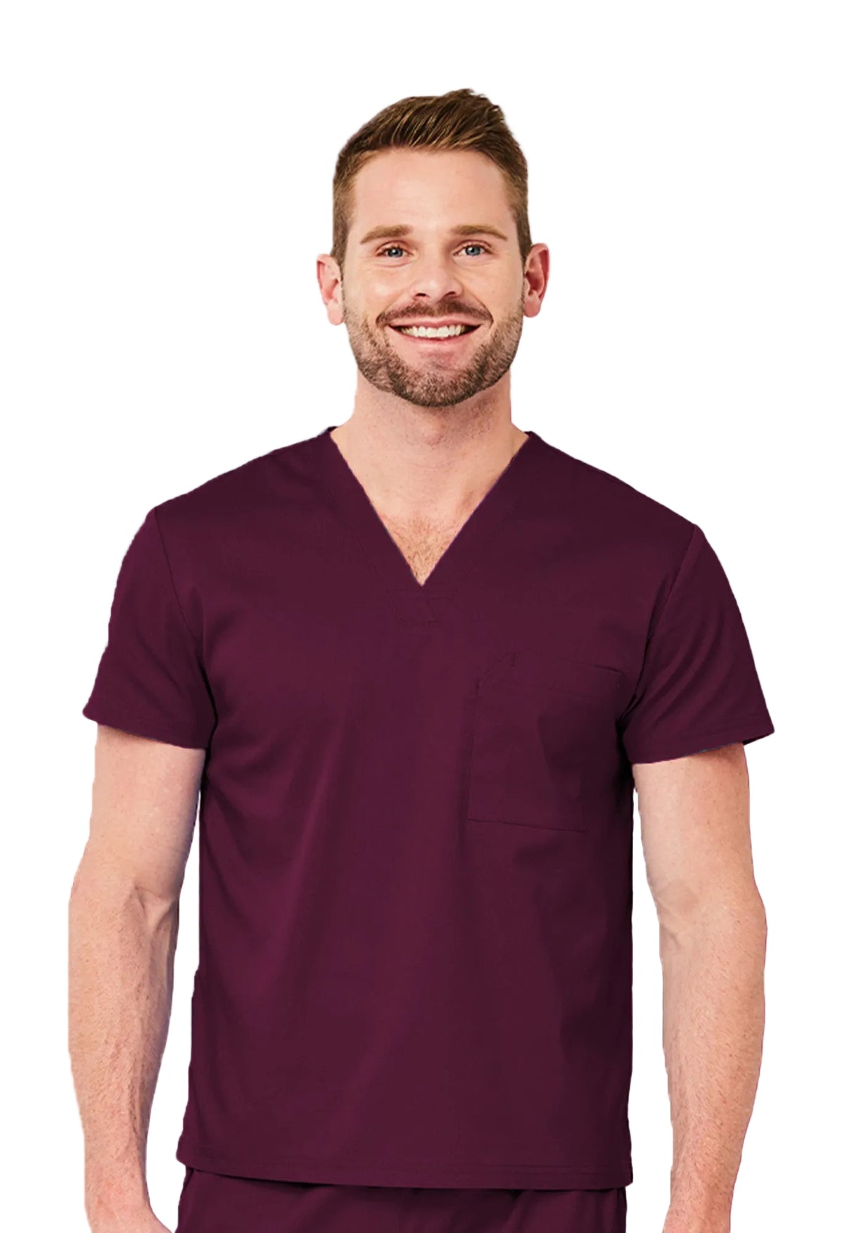 Elements by Alexanders Uniforms Unisex 1-Pocket V-Neck Scrub Top