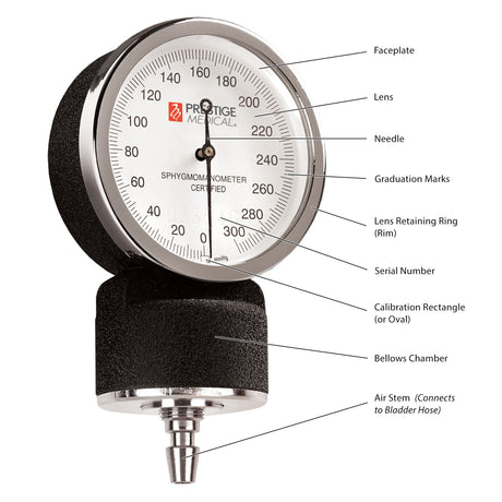 Prestige MedicalĀ®  Premium Large Adult Aneroid Sphygmomanometer