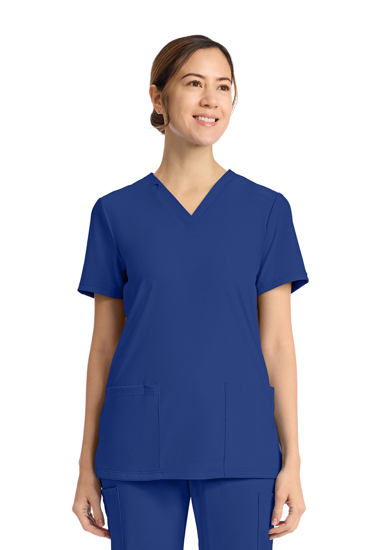 Achieve by Cherokee Women's 2-Pocket V-Neck Scrub Top