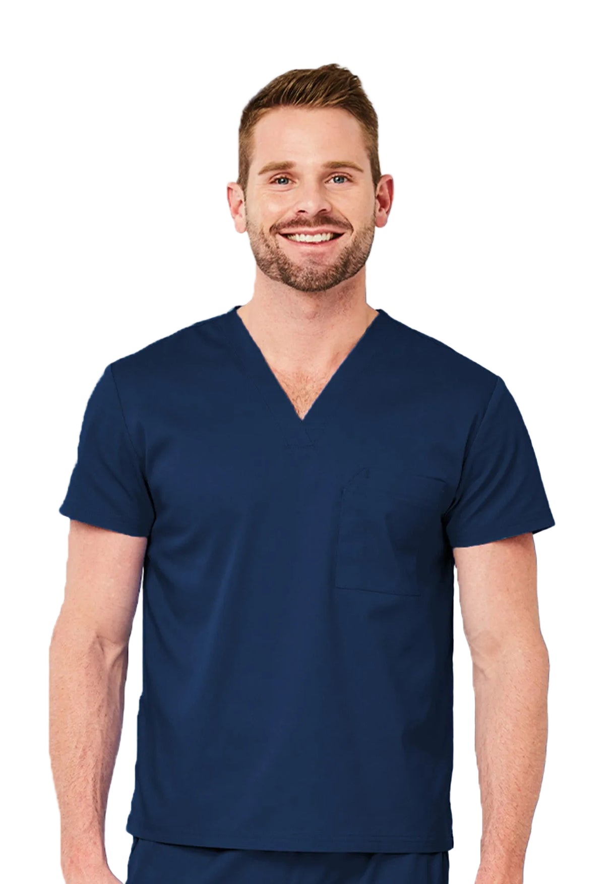 Elements by Alexanders Uniforms Unisex 1-Pocket V-Neck Scrub Top