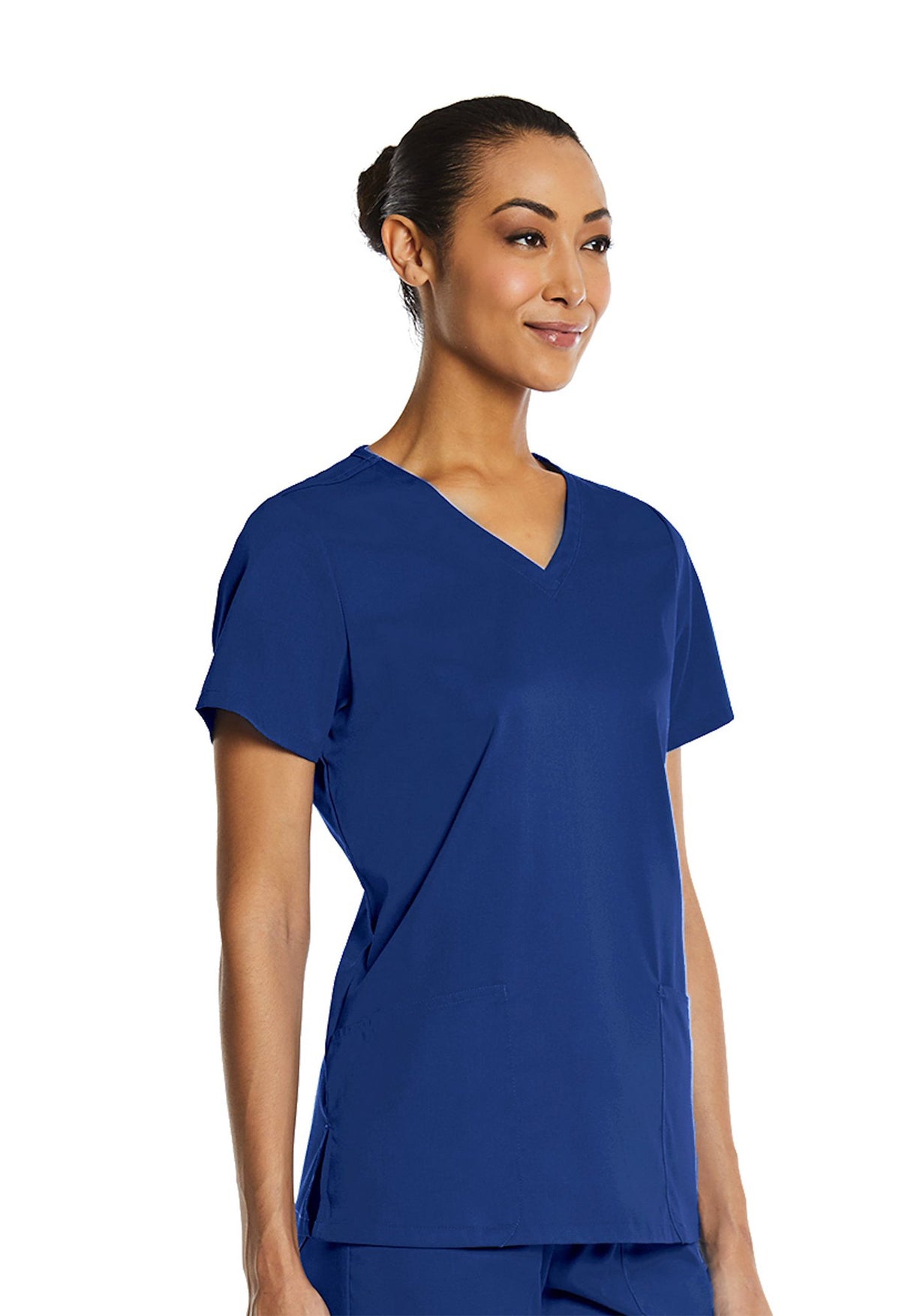 Elements by Alexanders Uniforms Women's Basic 2-Pocket V-Neck Scrub Top