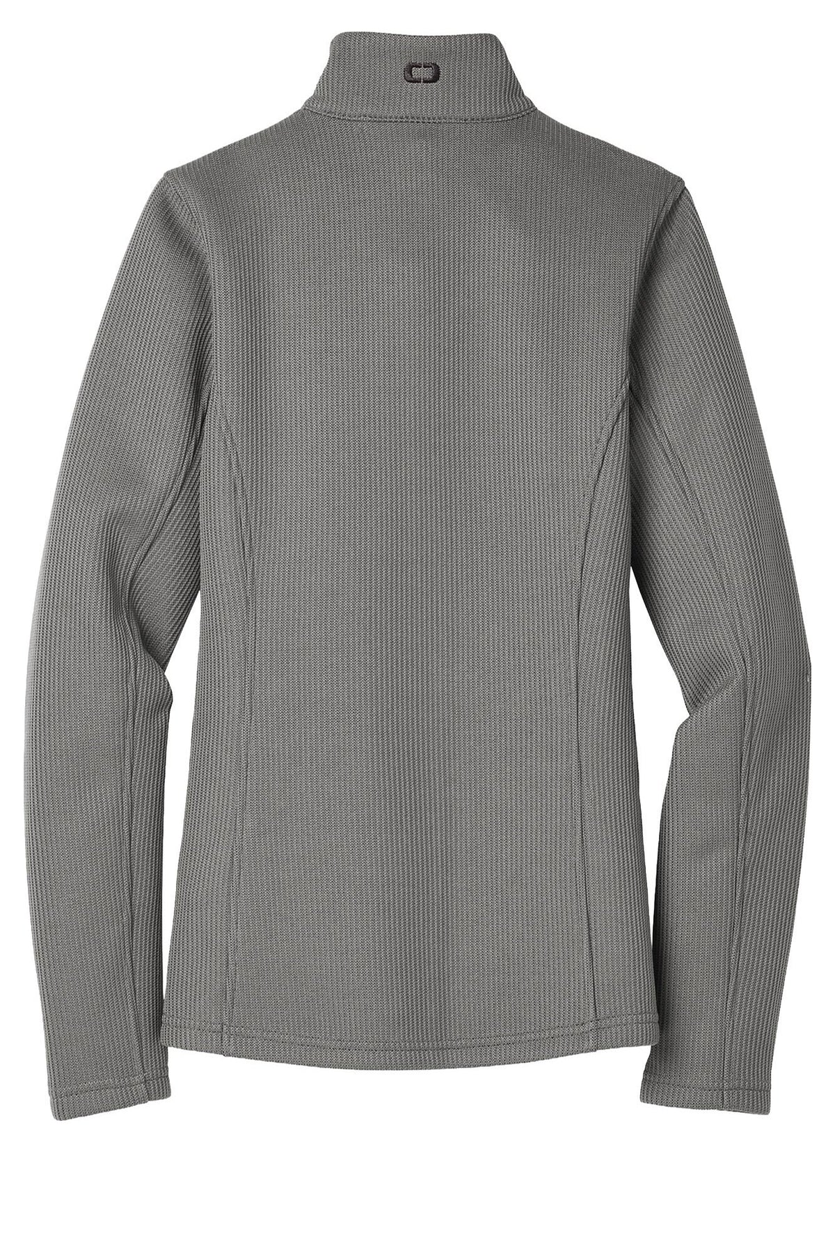OGIO® Women’s Grit Fleece Jacket - Gear Grey