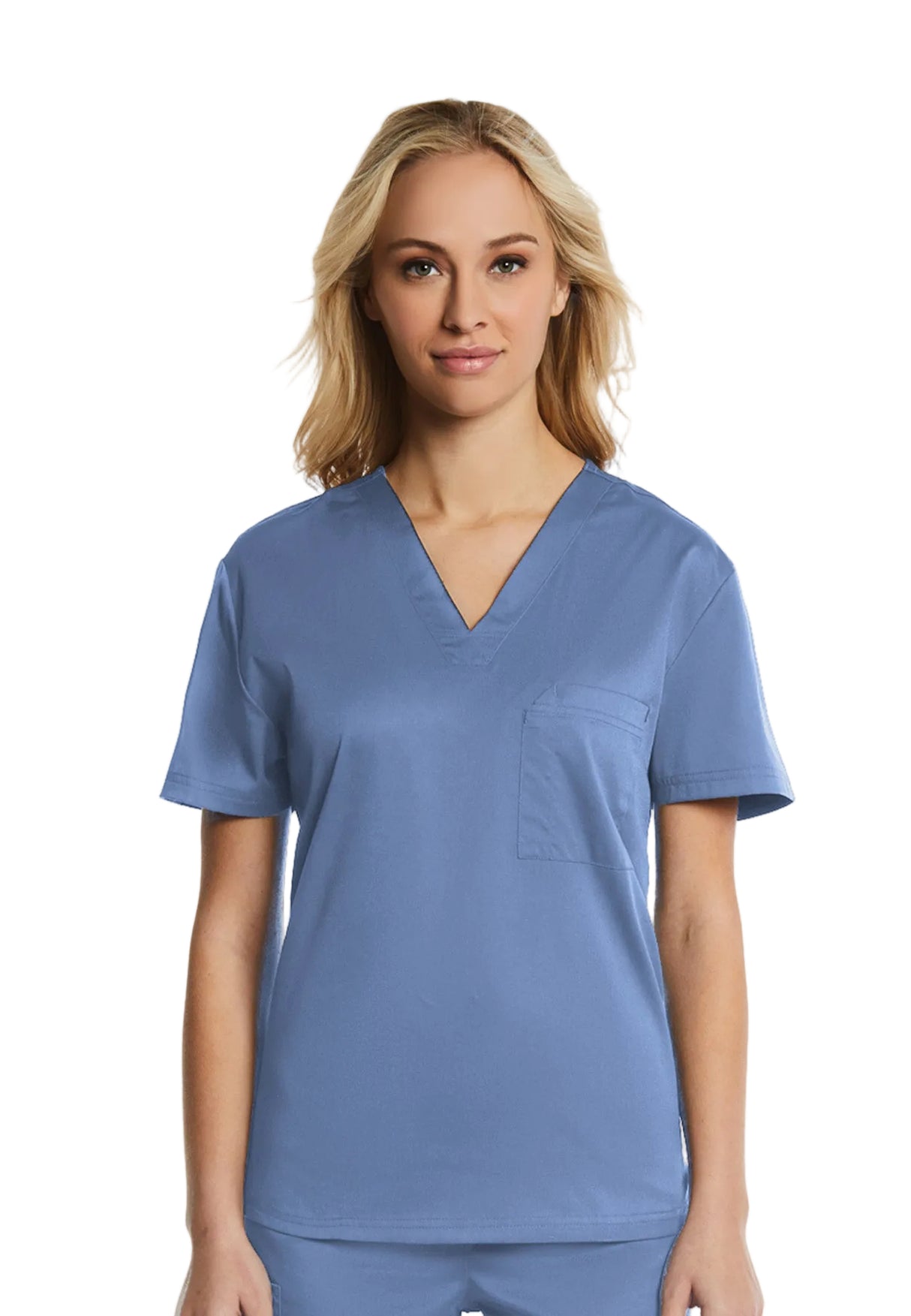 Elements by Alexanders Uniforms Unisex 1-Pocket V-Neck Scrub Top