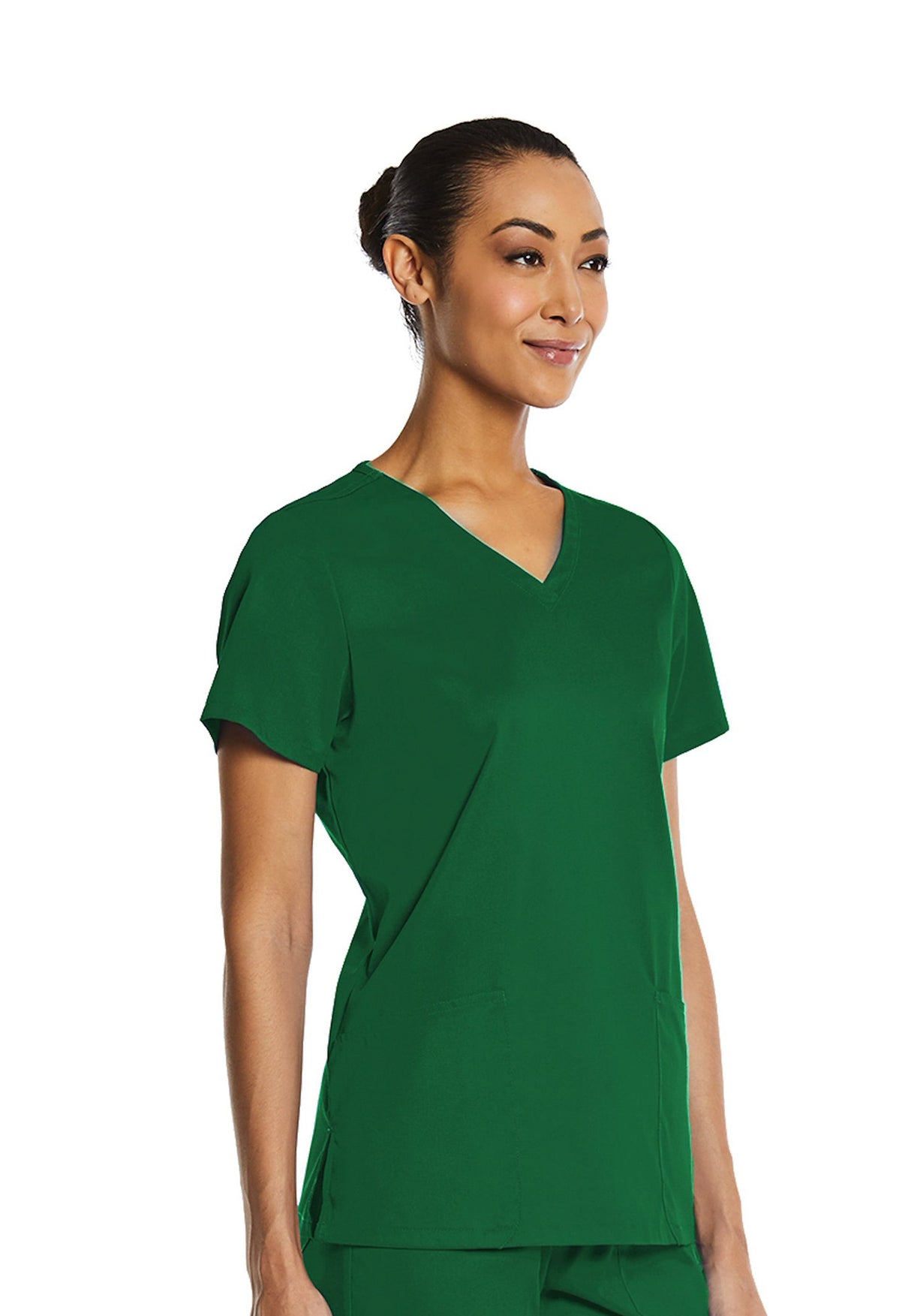 Elements by Alexanders Uniforms Women's Basic 2-Pocket V-Neck Scrub Top