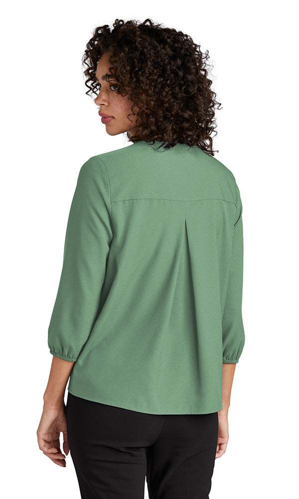 Mercer+Mettle® Women's Stretch Crepe 3/4-Sleeve Blouse