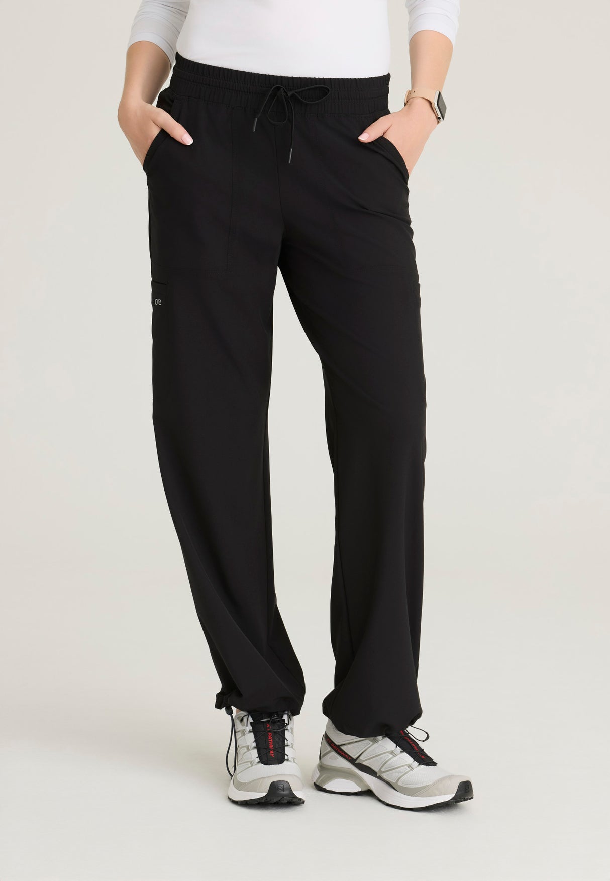 Barco One Women's Bounce 6-Pocket Bungee Hem Wide-Leg Pant