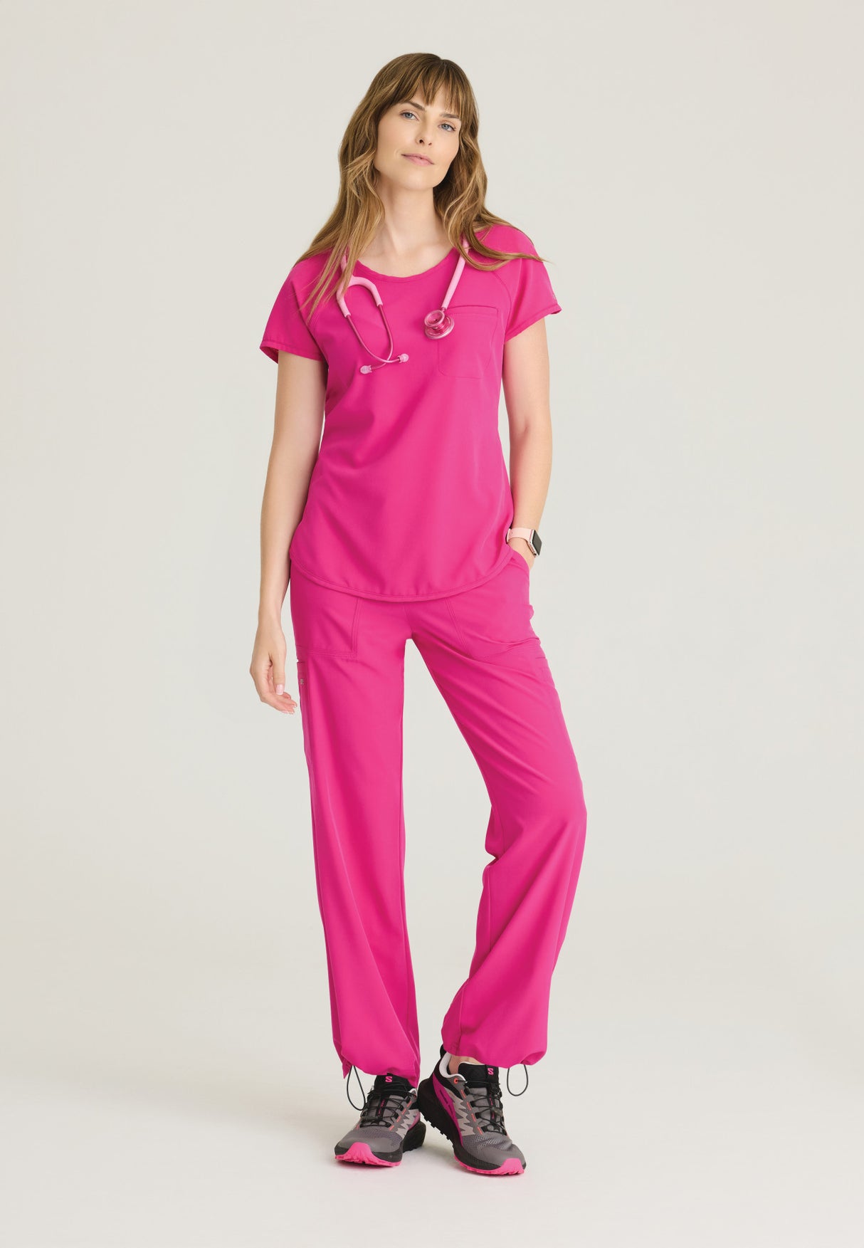 Barco One Women's Bounce 6-Pocket Bungee Hem Wide-Leg Pant