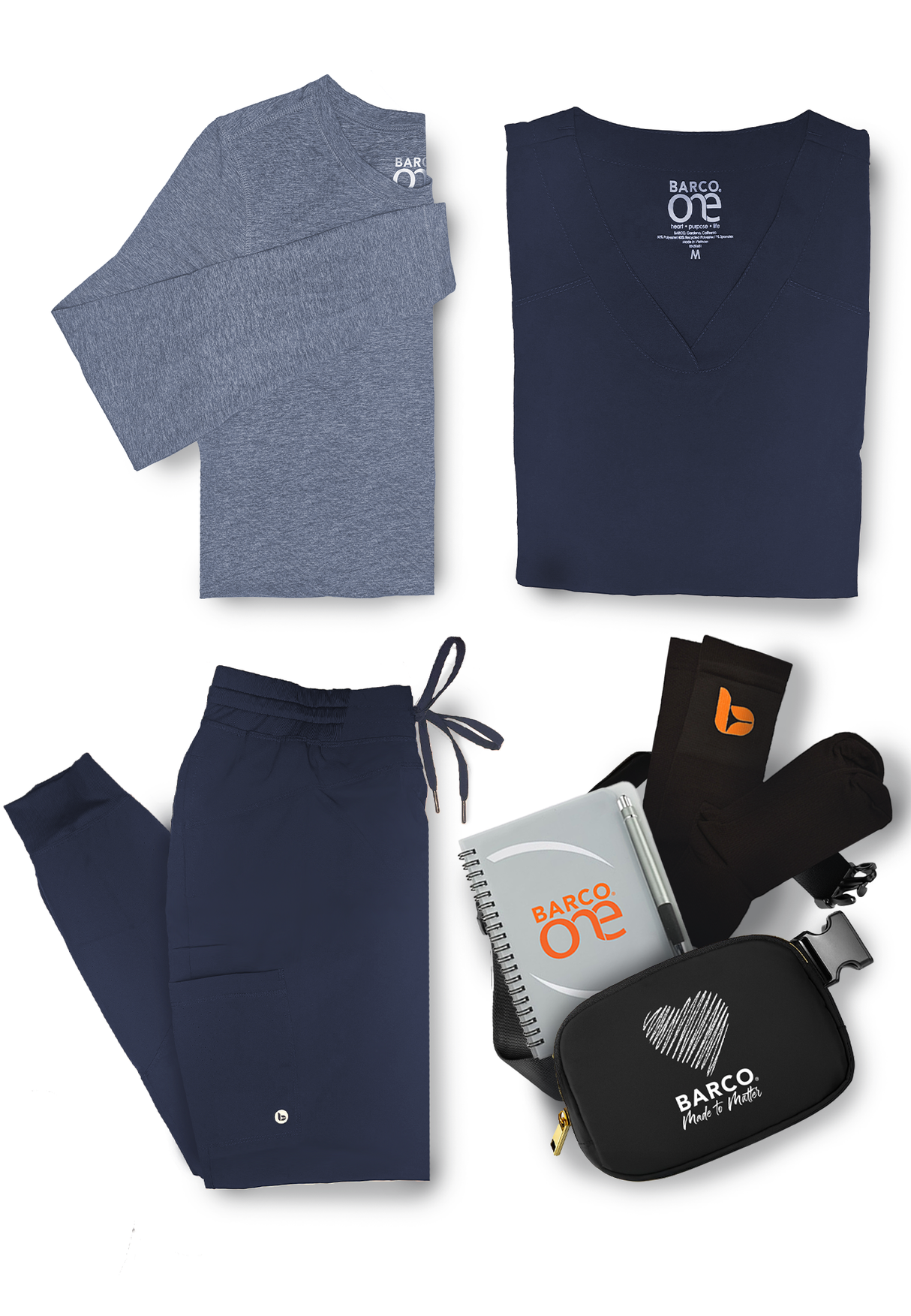 The Barco Gift Set - 6 Piece Scrub and Accessory Essentials