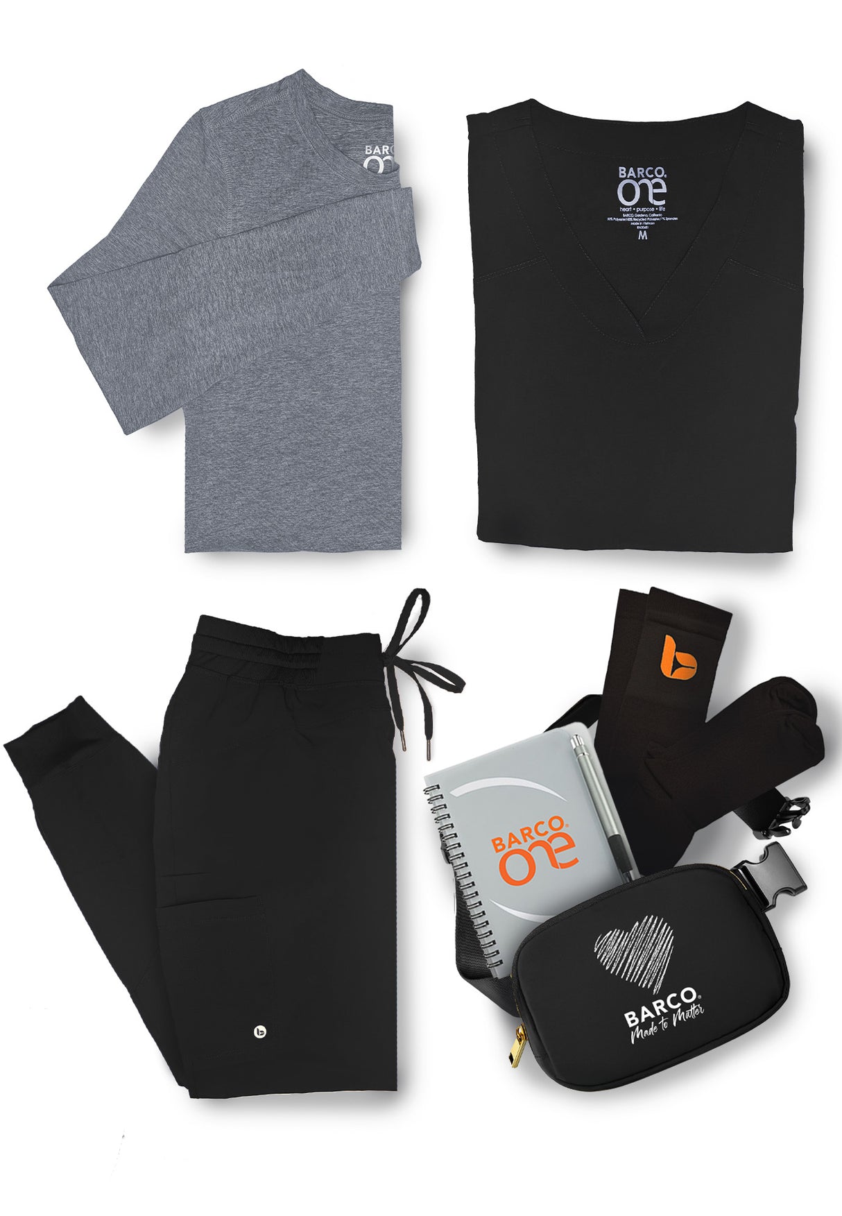 The Barco Gift Set - 6 Piece Scrub and Accessory Essentials