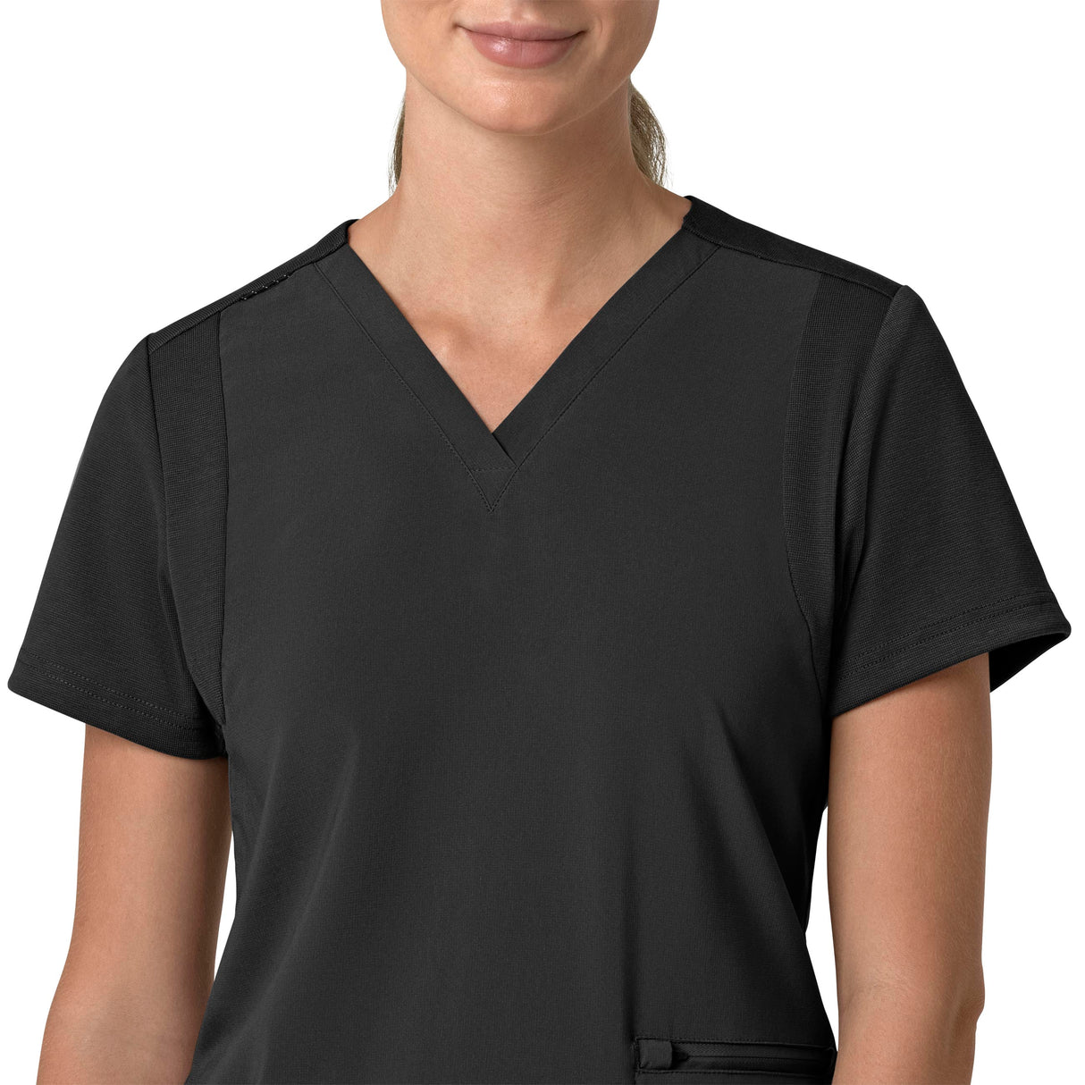 Carhartt® Force Cross-Flex Women's Flex Panel V-Neck Scrub Top