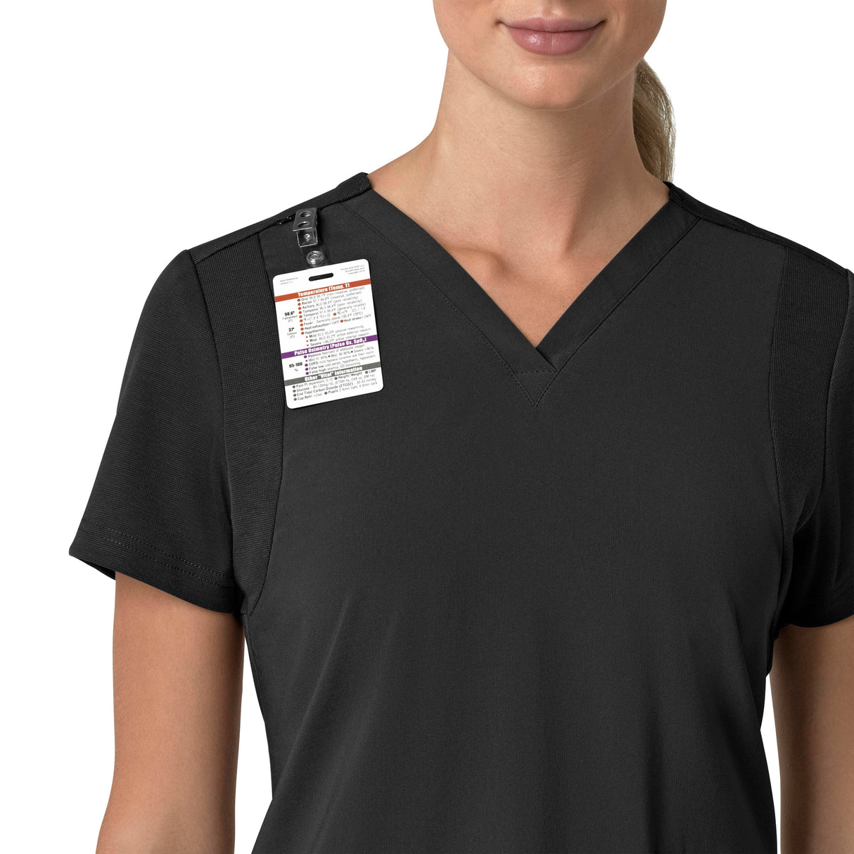 Carhartt® Force Cross-Flex Women's Flex Panel V-Neck Scrub Top