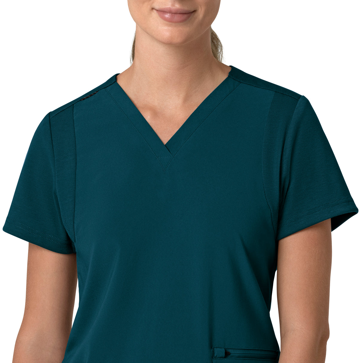 Carhartt® Force Cross-Flex Women's Flex Panel V-Neck Scrub Top