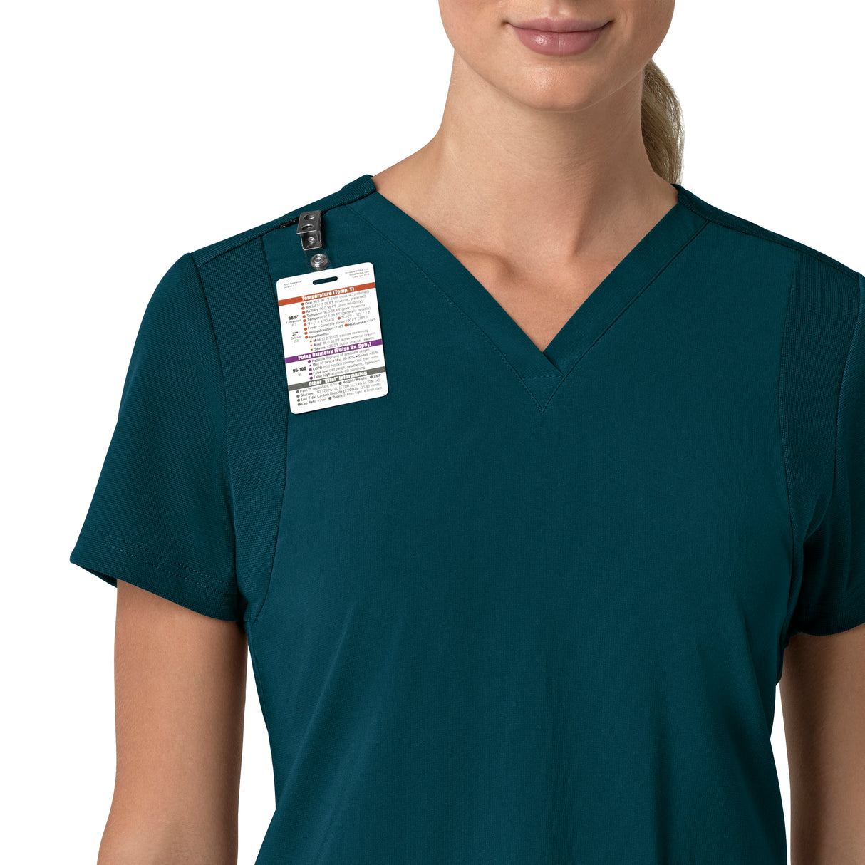 Carhartt® Force Cross-Flex Women's Flex Panel V-Neck Scrub Top