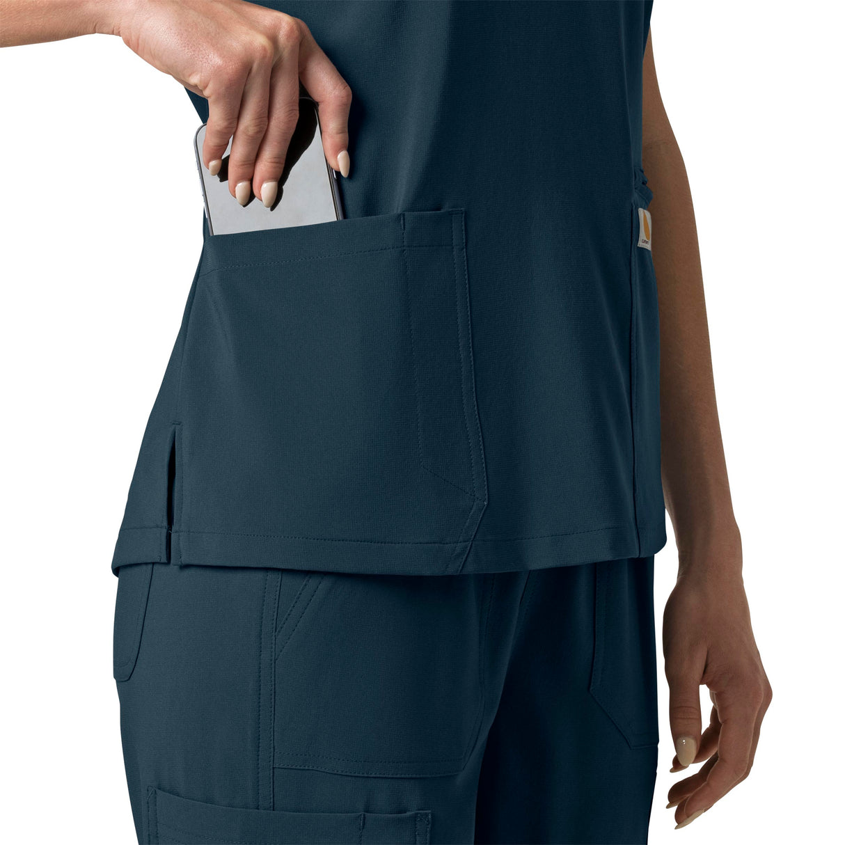 Carhartt® Force Cross-Flex Women's Flex Panel V-Neck Scrub Top