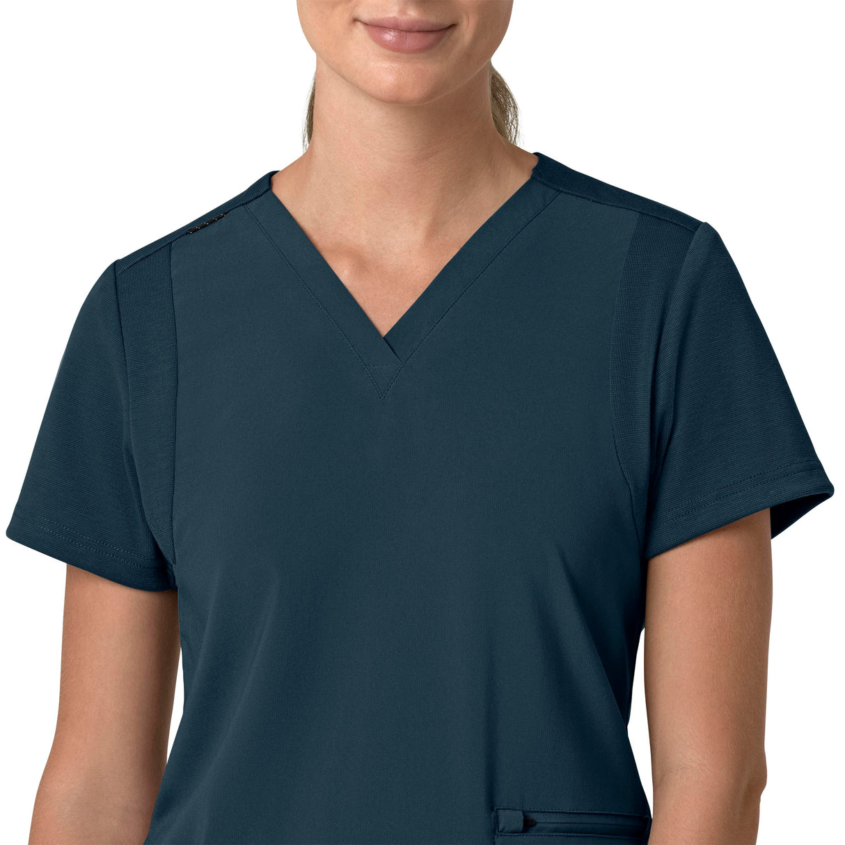 Carhartt® Force Cross-Flex Women's Flex Panel V-Neck Scrub Top