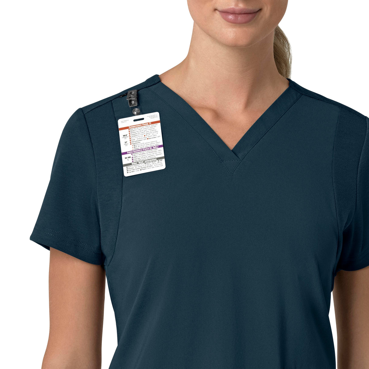 Carhartt® Force Cross-Flex Women's Flex Panel V-Neck Scrub Top