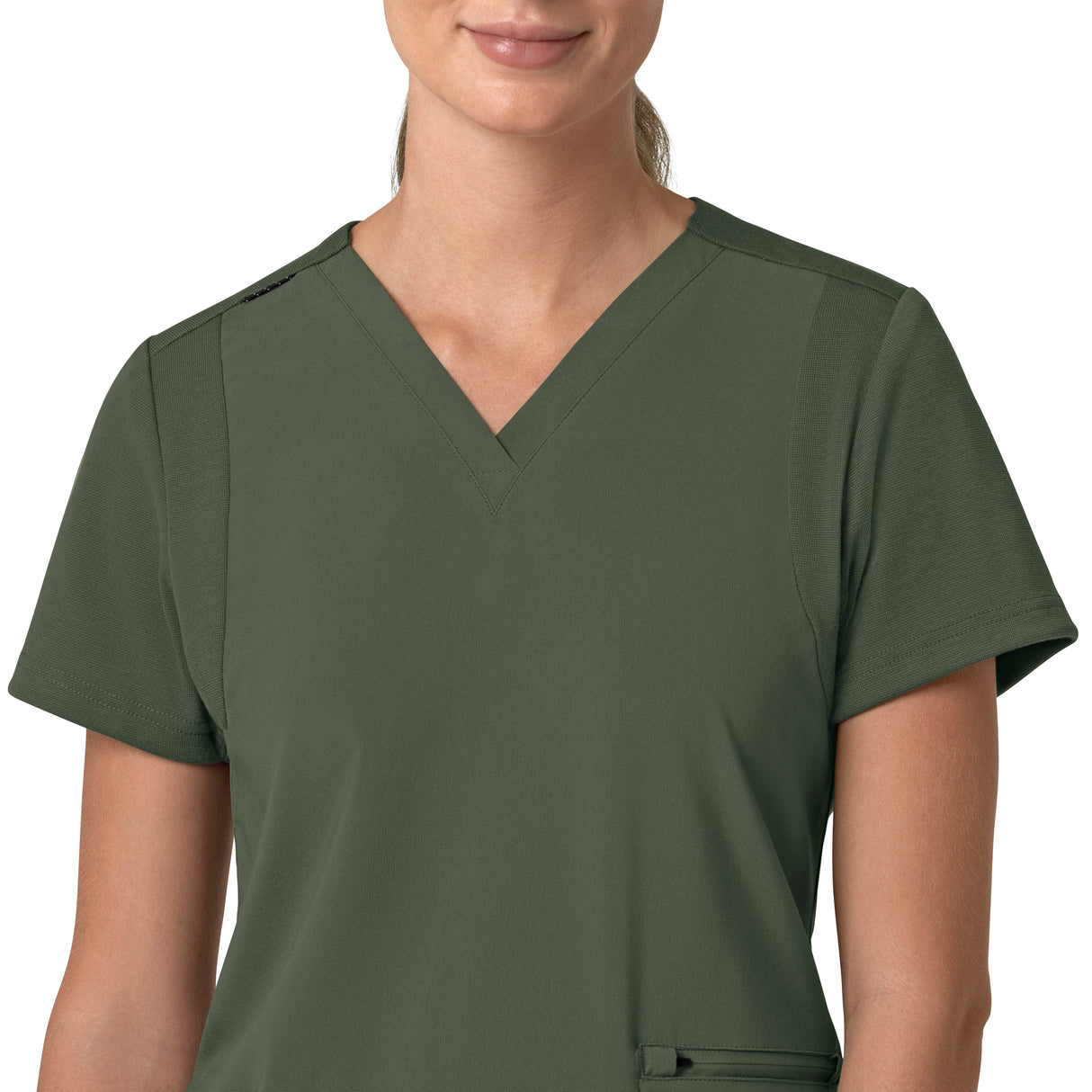 Carhartt® Force Cross-Flex Women's Flex Panel V-Neck Scrub Top