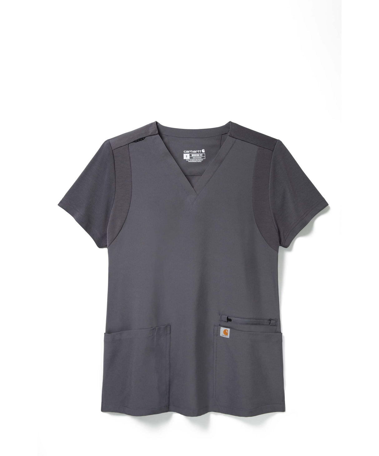 Carhartt® Force Cross-Flex Women's Flex Panel V-Neck Scrub Top