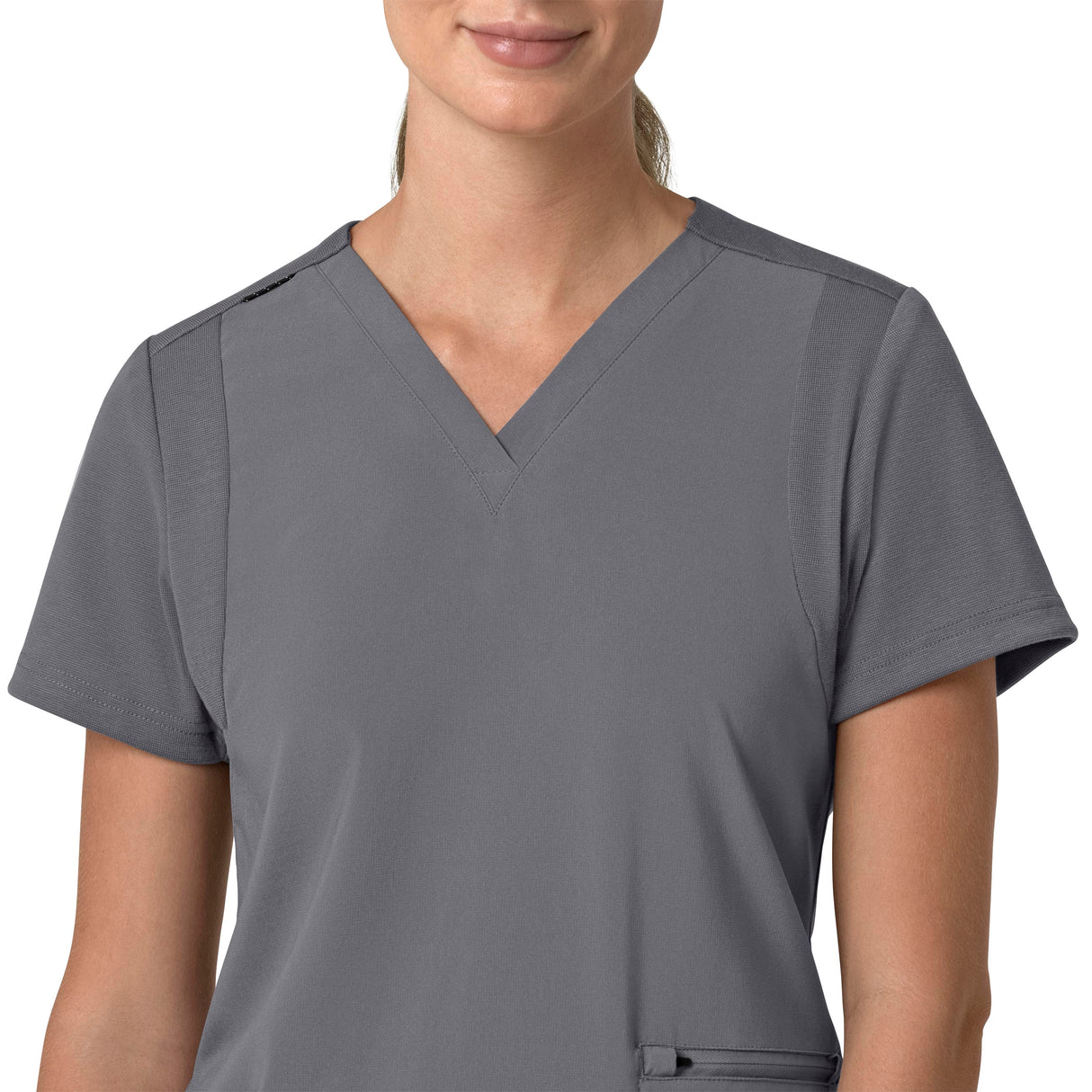 Carhartt® Force Cross-Flex Women's Flex Panel V-Neck Scrub Top