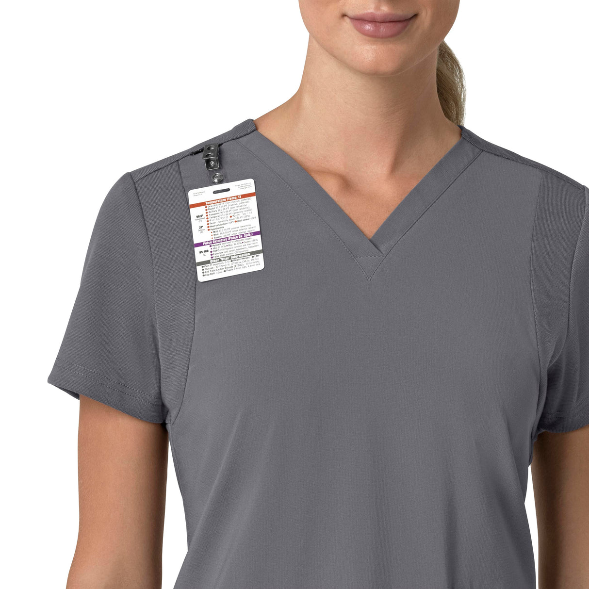 Carhartt® Force Cross-Flex Women's Flex Panel V-Neck Scrub Top