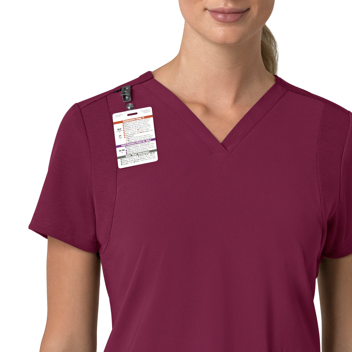 Carhartt® Force Cross-Flex Women's Flex Panel V-Neck Scrub Top
